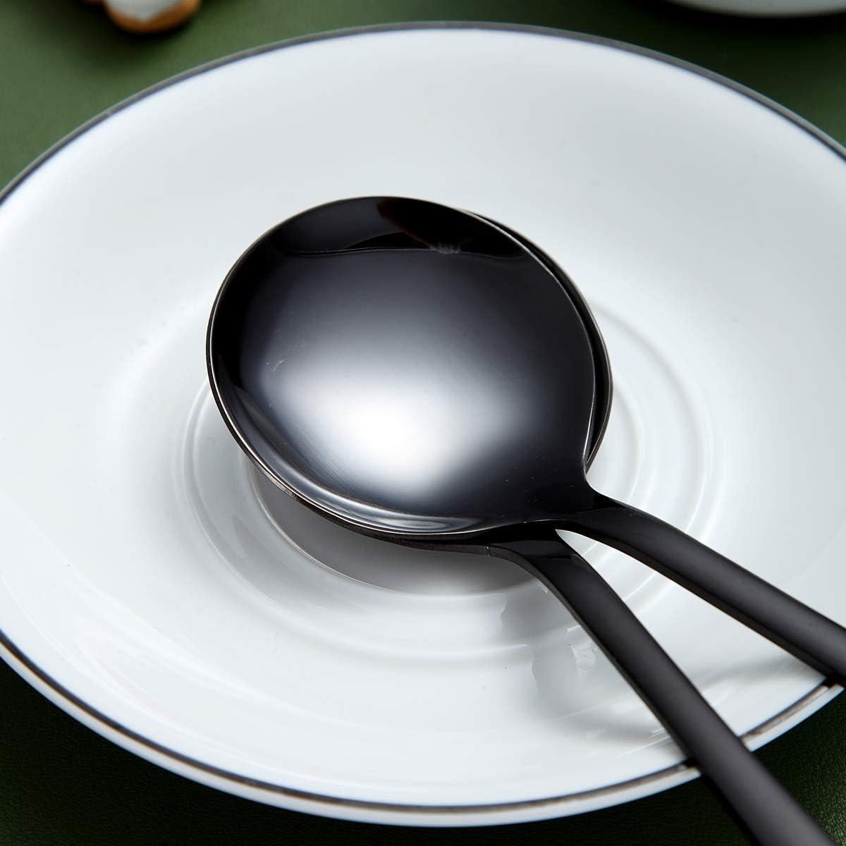 Set de 12 Cucharas de Acero Inoxidable Berglander Negras