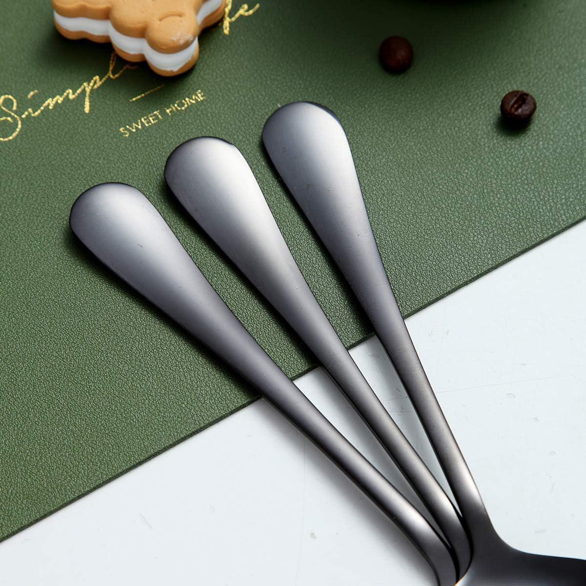 Set de 12 Cucharas de Acero Inoxidable Berglander Negras