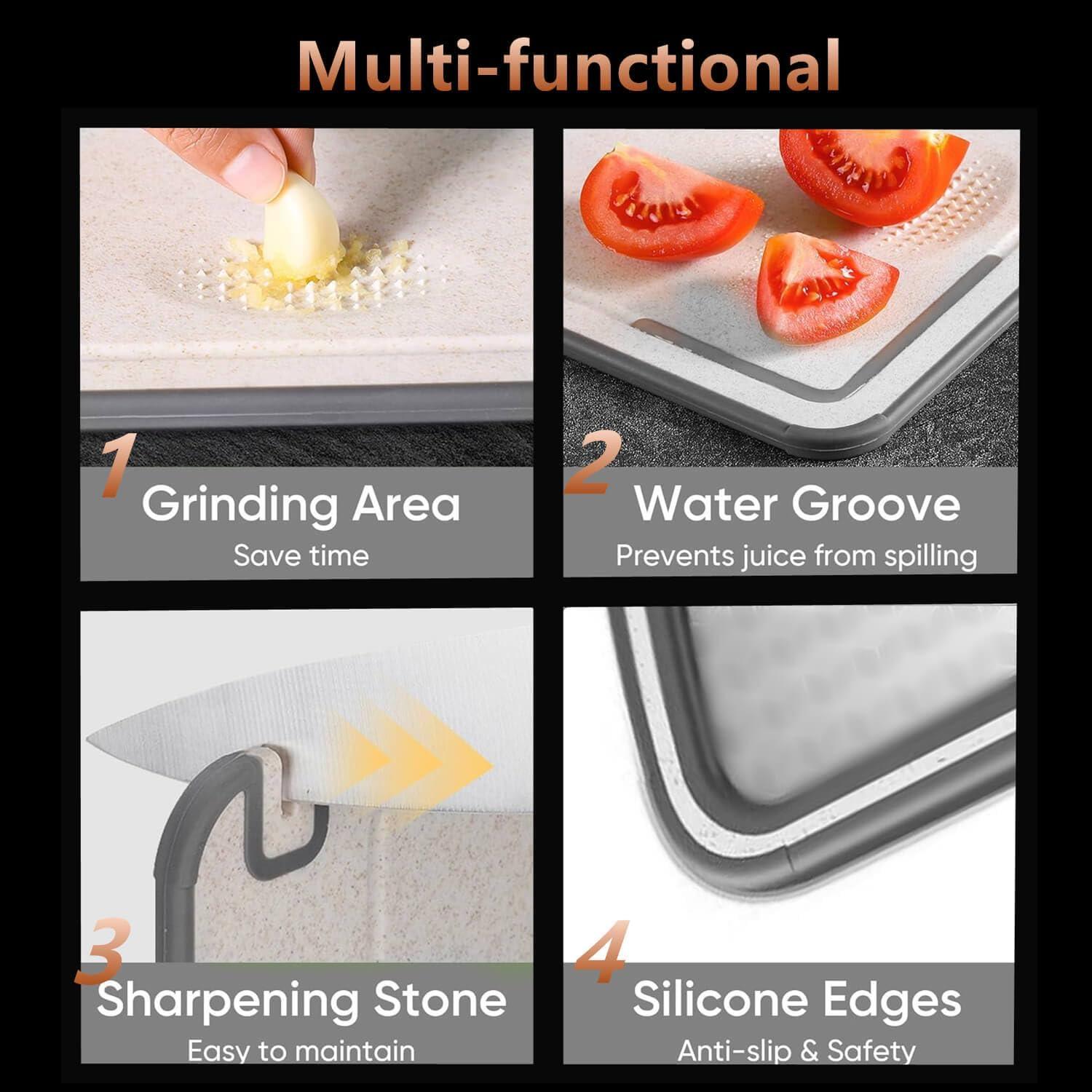 Tabla de Cortar de Titanio Ufardy 36.8x25.4cm Antideslizante