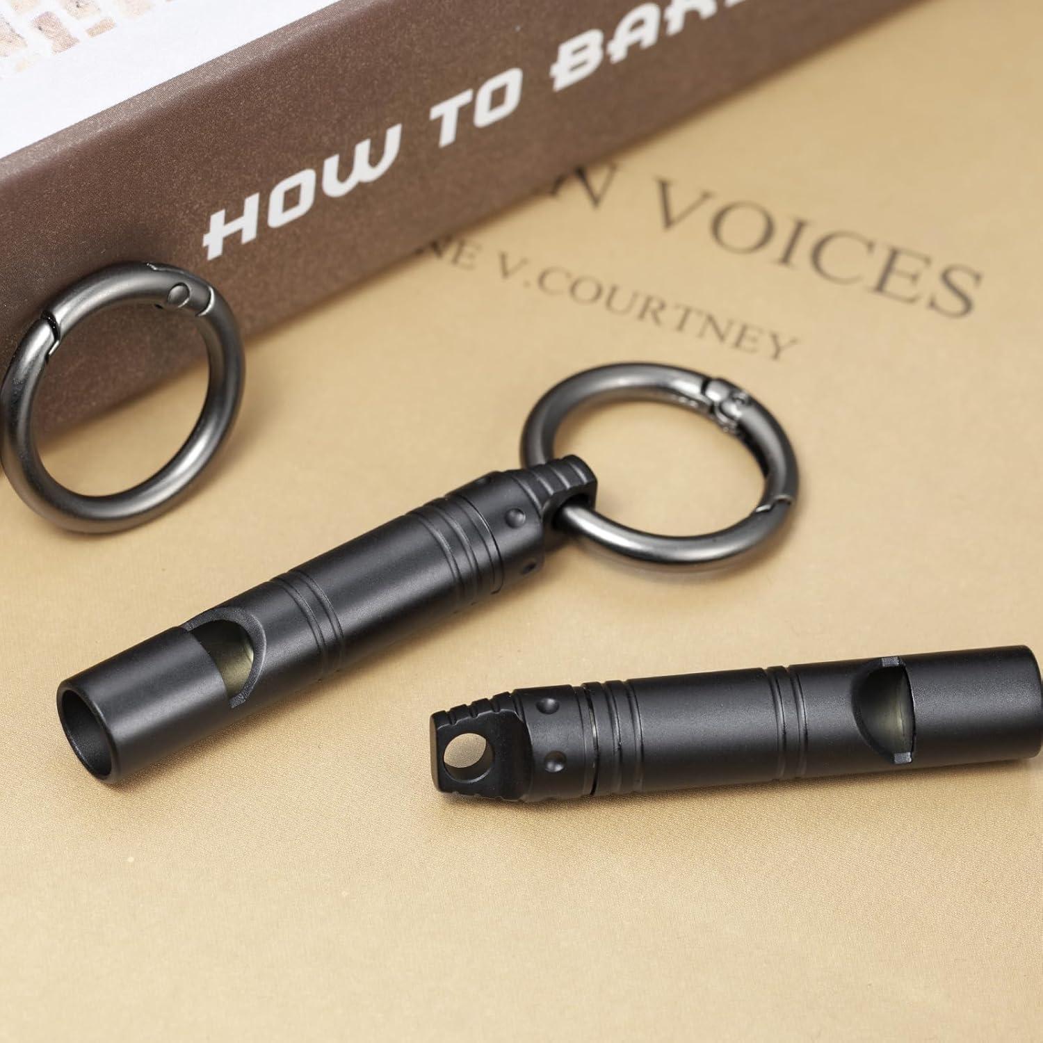 Silbato de Emergencia Autuveen KS001-HS Titanio Negro 120dB