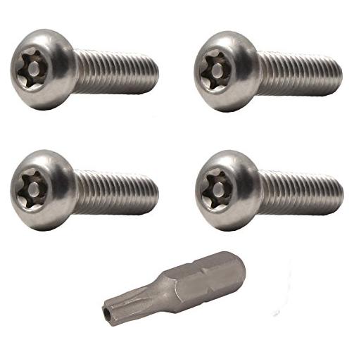 Tornillos de Seguridad Torx 8-32 x 0.79 cm Acero Inoxidable 25-Pack