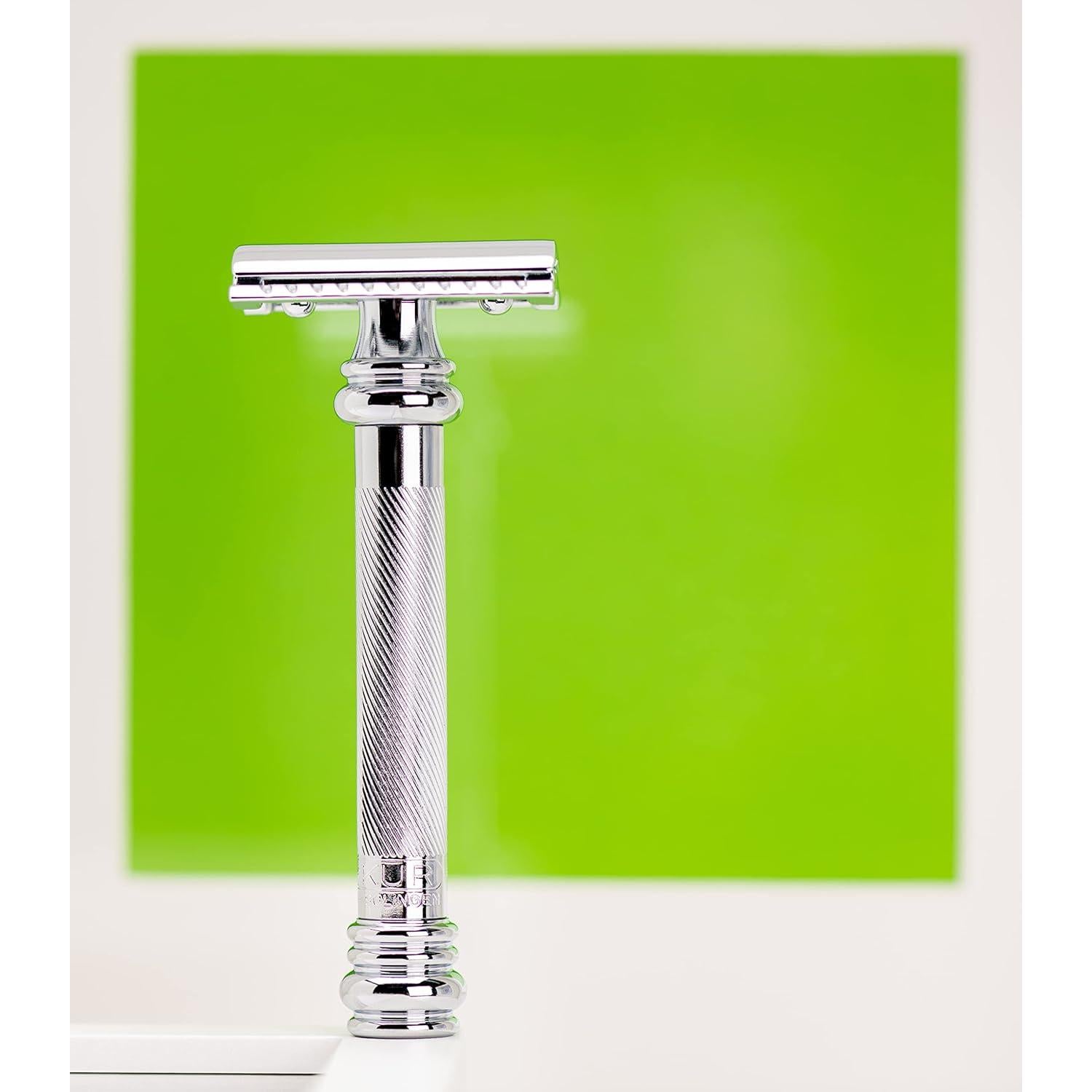 Maquinilla de Afeitar Doble Filo Merkur 38C Cromo Brillante