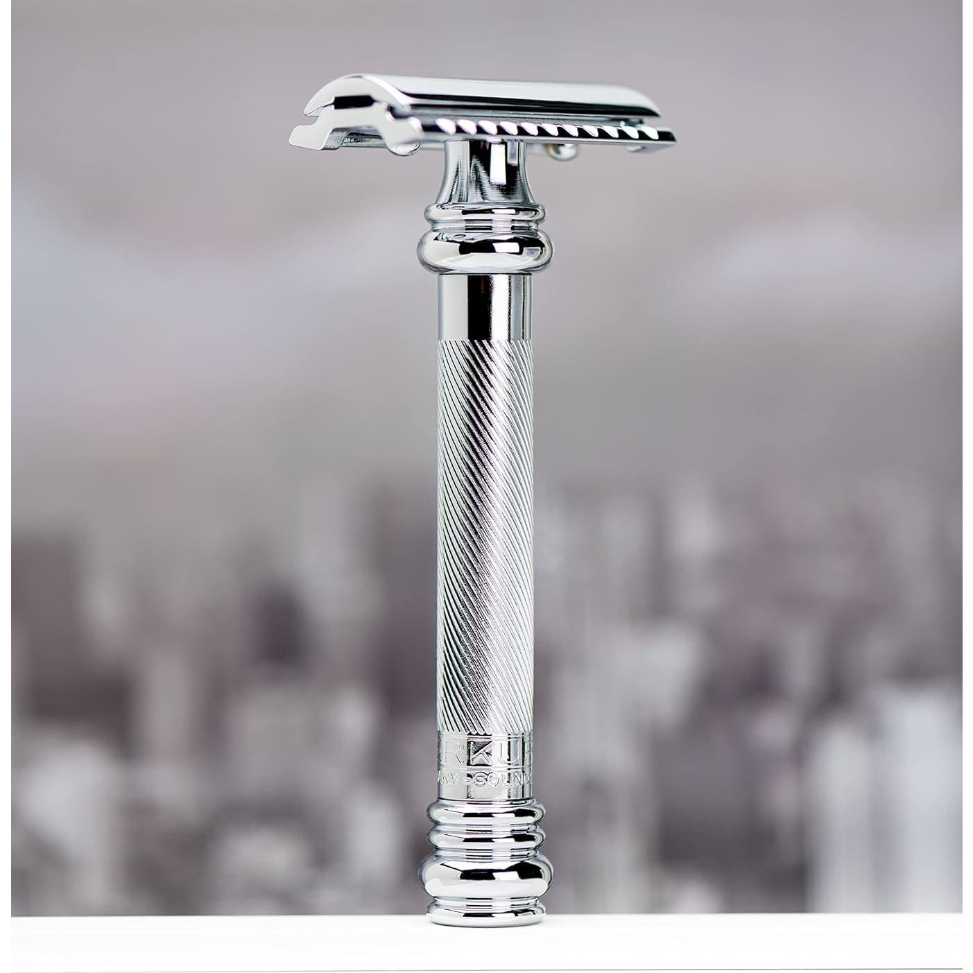 Maquinilla de Afeitar Doble Filo Merkur 38C Cromo Brillante