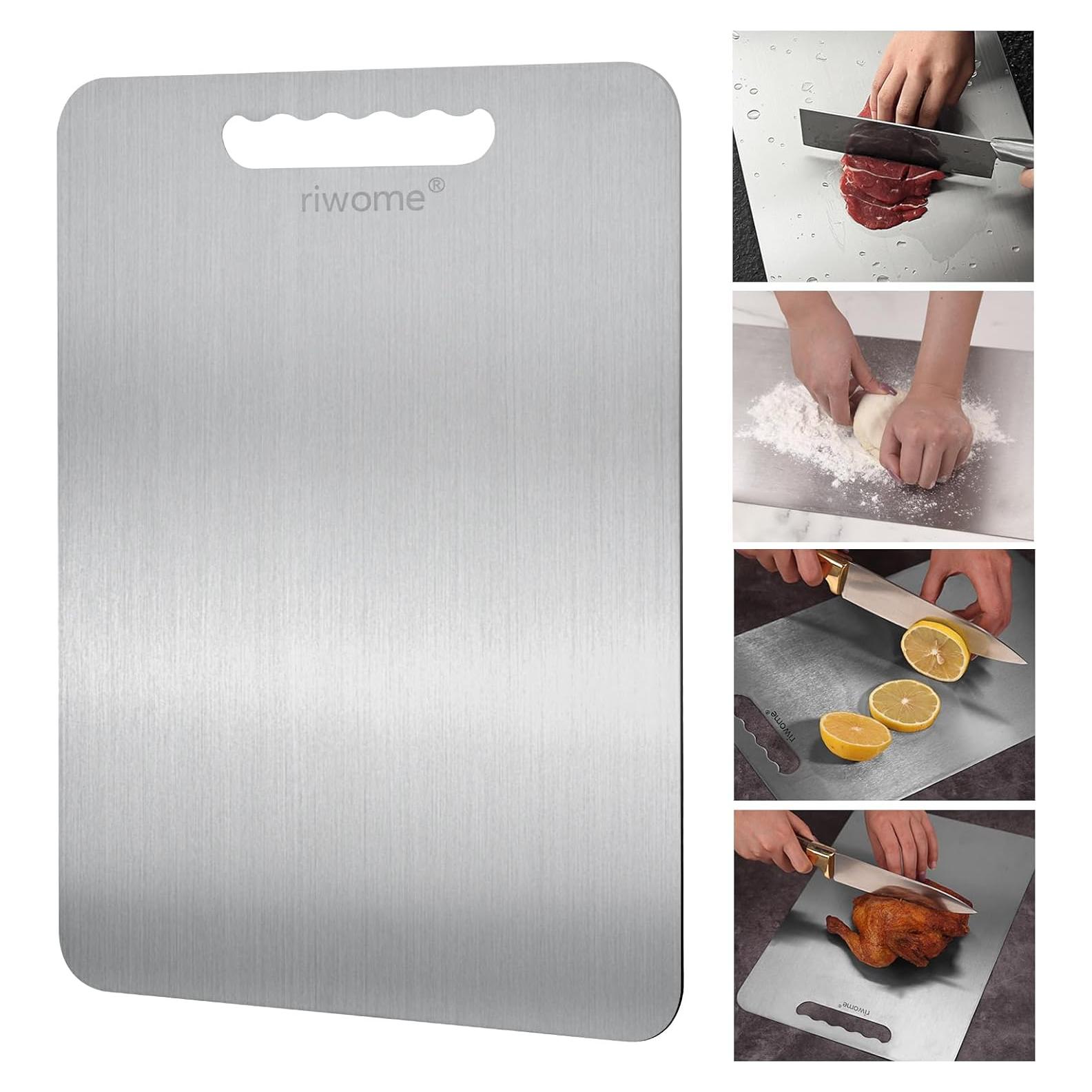 Tabla de Cortar de Titanio Riwome 45.72x30.48 cm A Prueba de Lavavajillas
