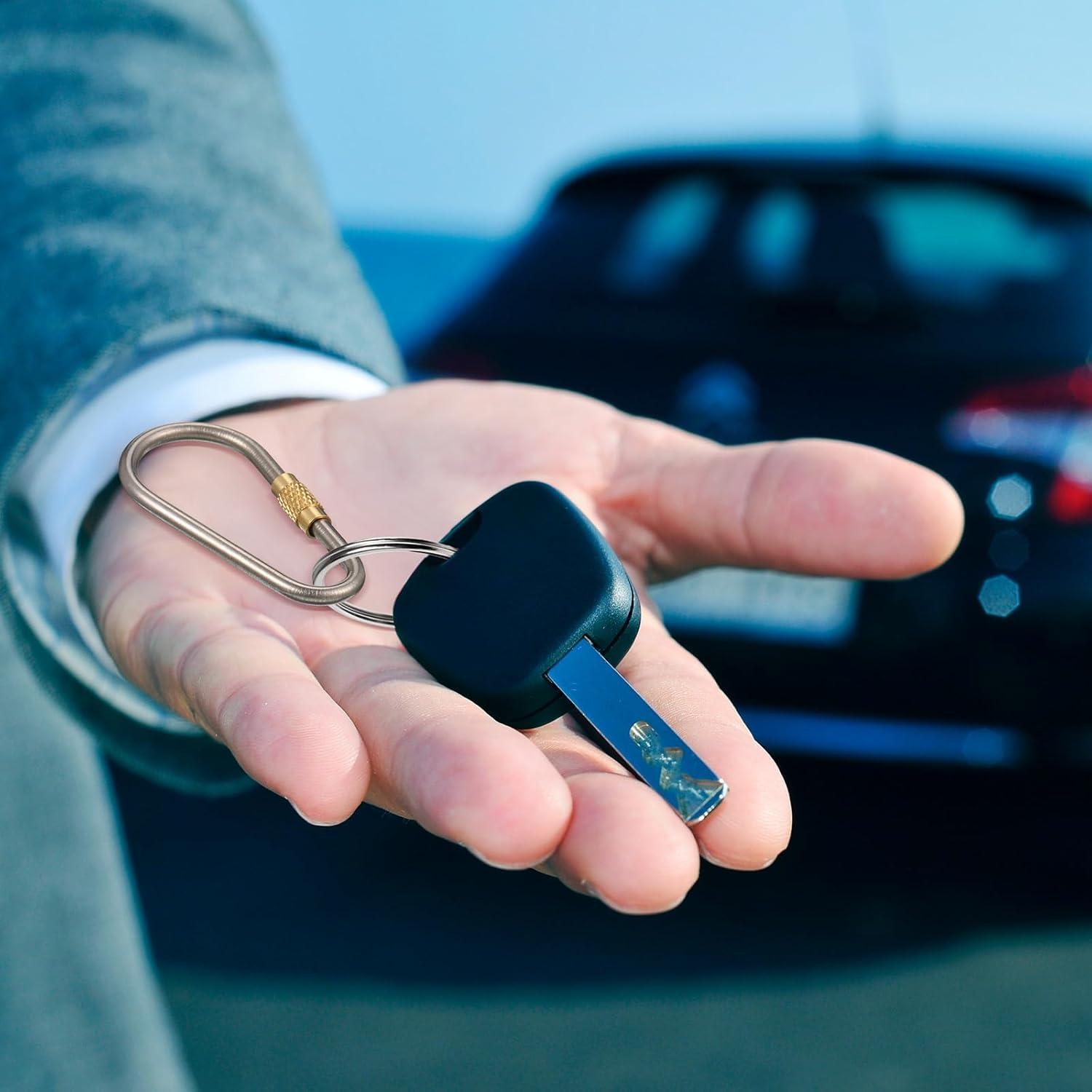 Clips de bloqueo en miniatura Skylety de titanio - 20 piezas