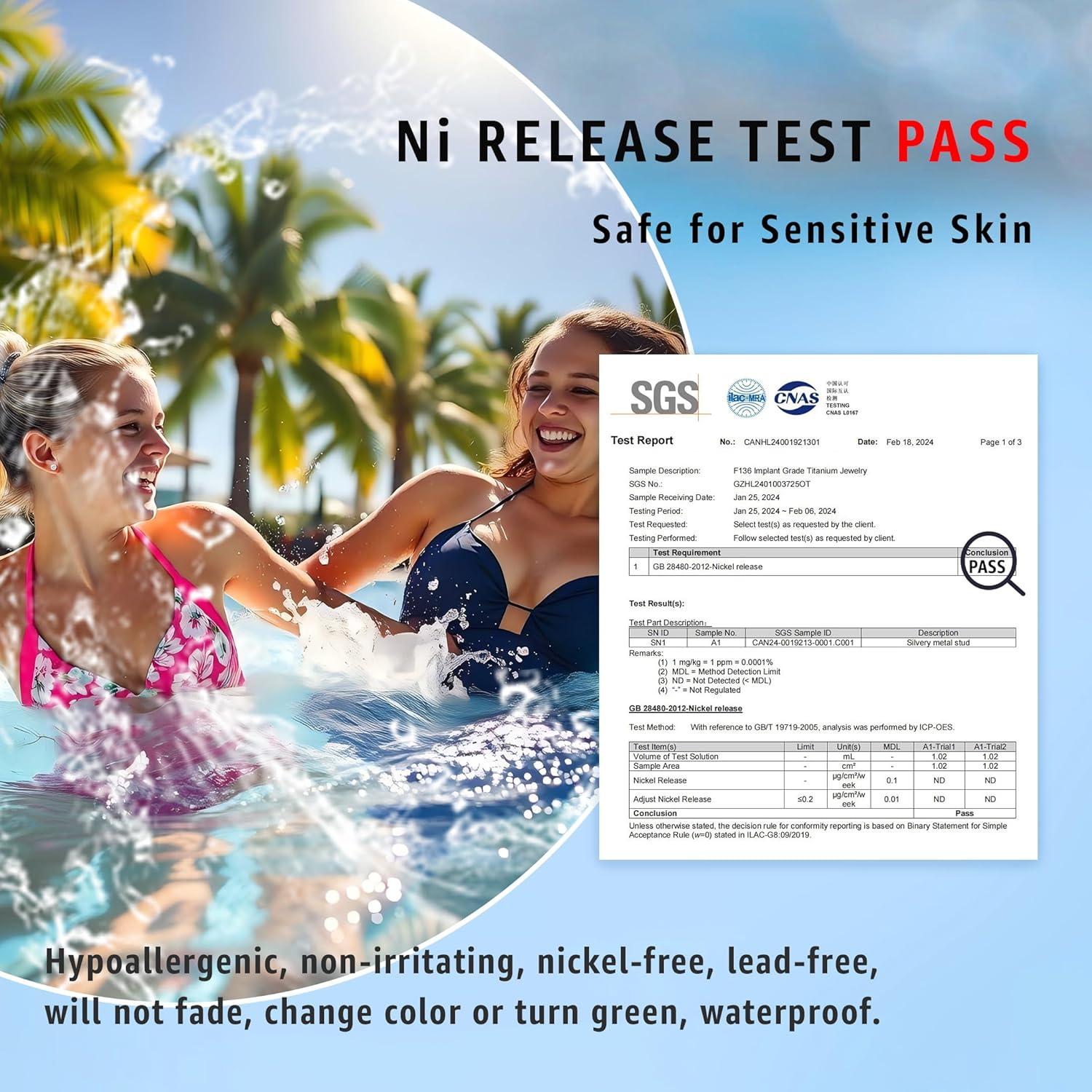 Pendientes de Titanio Hipoalergénicos Limerencia 18G 2PCS