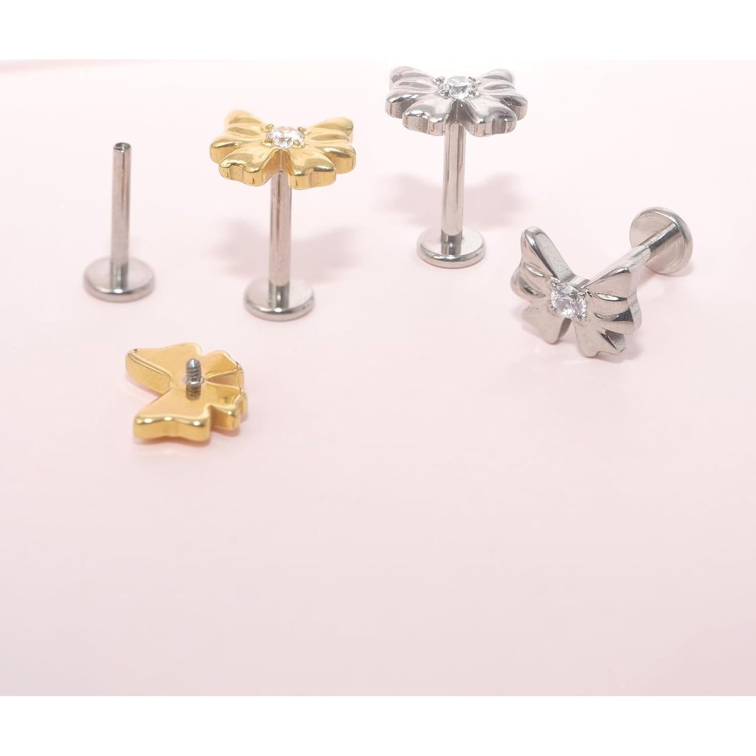 Pendientes de Titanio Hipoalergénicos Limerencia 18G 2PCS