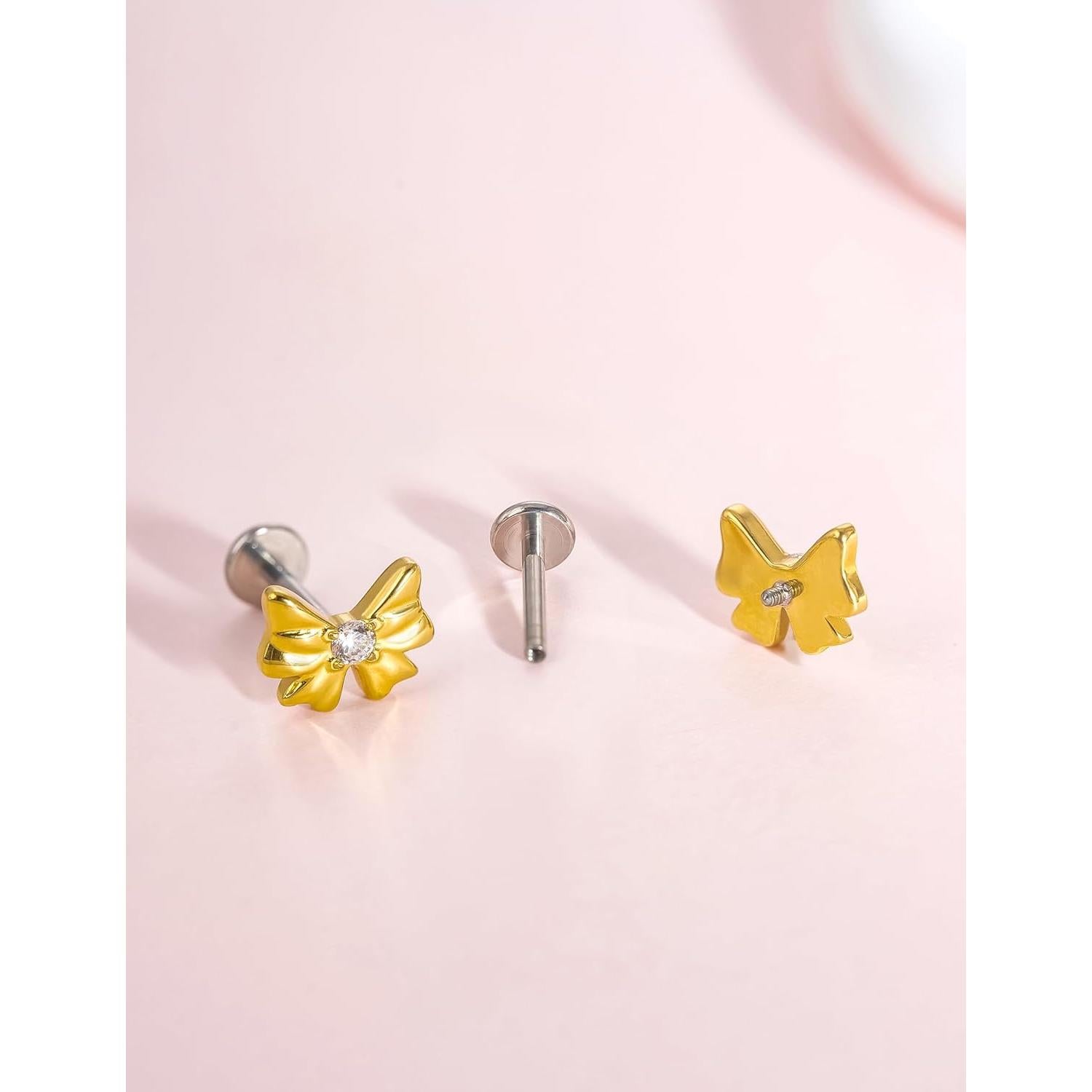 Pendientes de Titanio Hipoalergénicos Limerencia 18G 2PCS