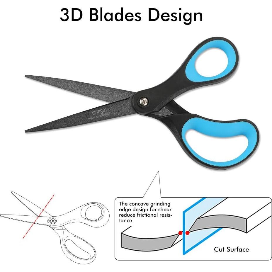 Tijeras LIVINGO 2 Pack 21 cm Titanio Antiadherente Multiusos