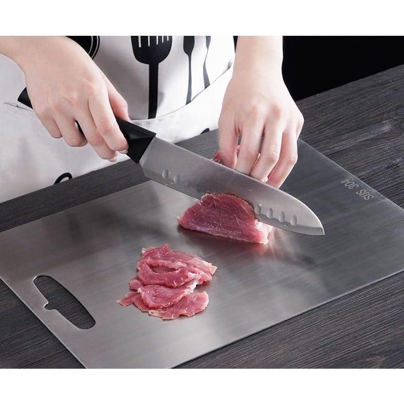 Tabla de Cortar de Titanio Genérica 34x22cm A Prueba de Lavavajillas