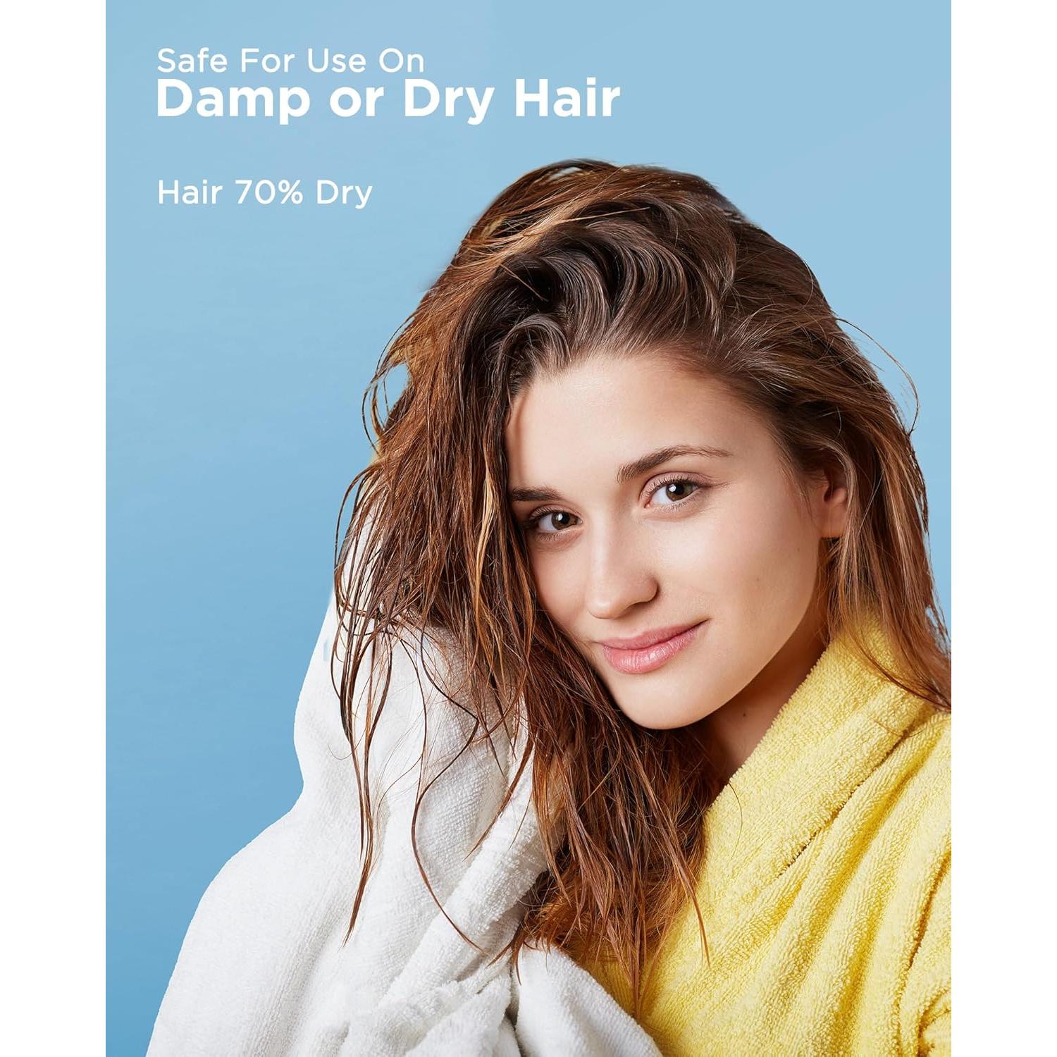 Plancha de Pelo Wavytalk Titanio 1.7" Azul, 290-450°F