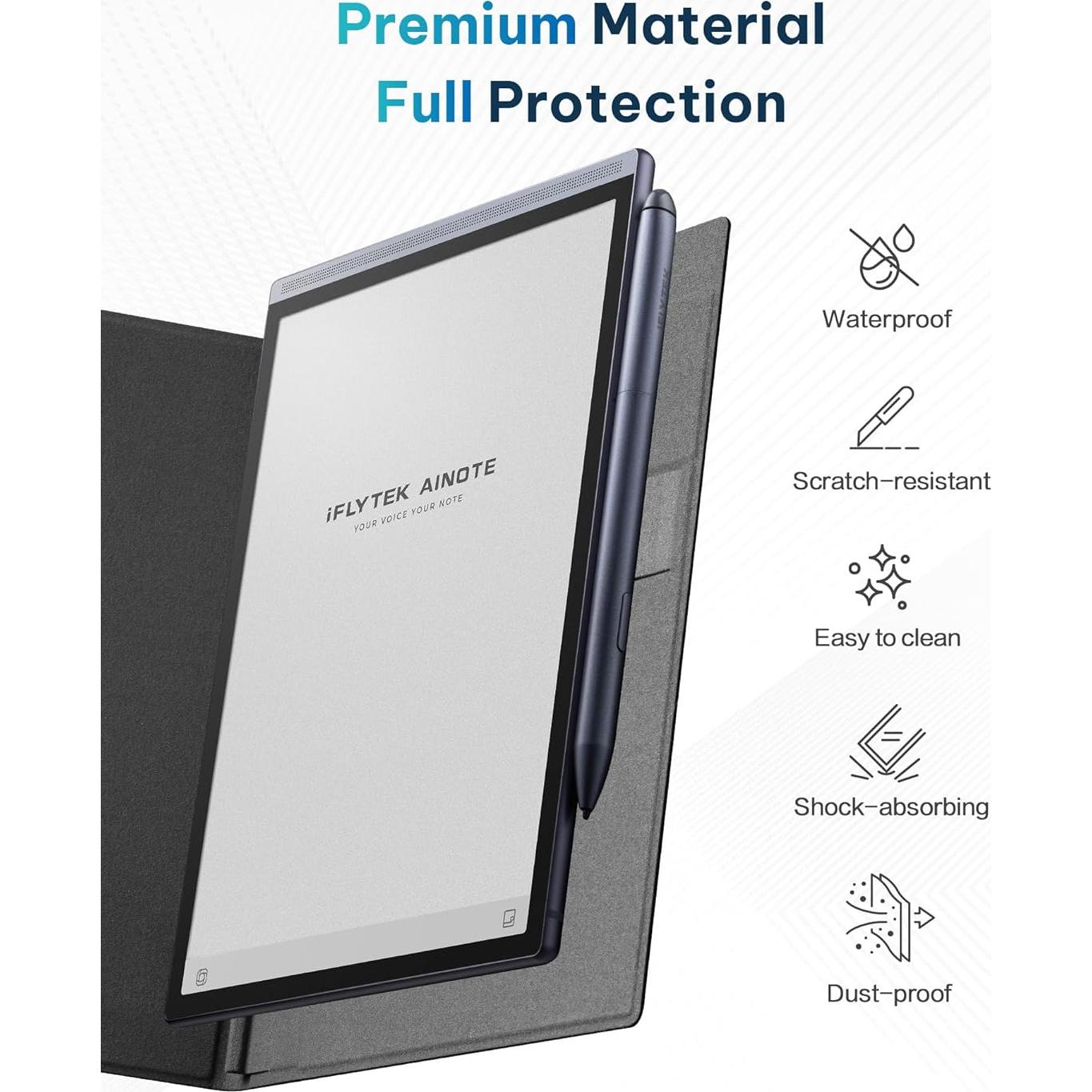 Funda Folio Protectora iFLYTEK Air 2 Tableta 8.2" Cuero PU