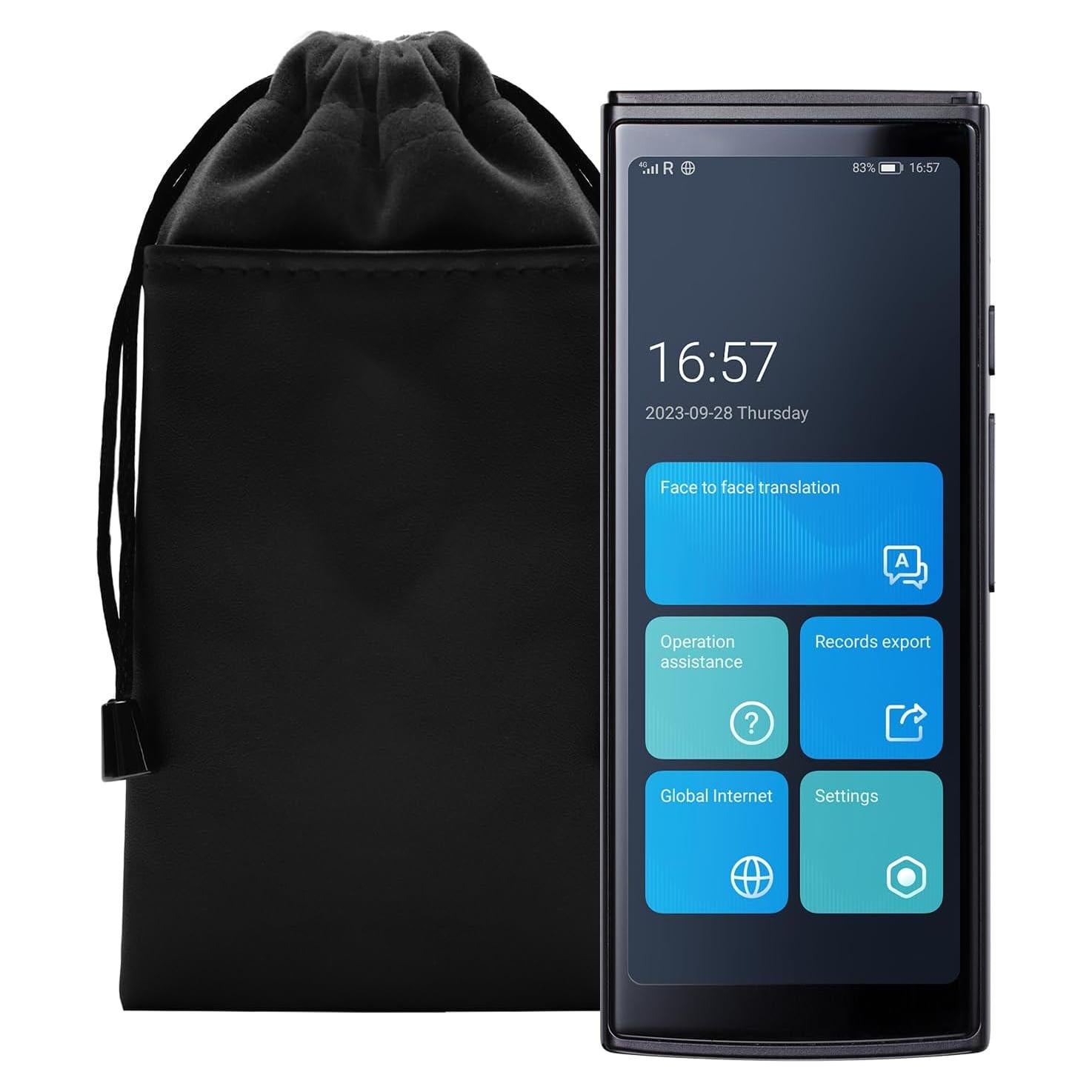 Traductor de Idiomas iFLYTEK Profesional con Bolsa