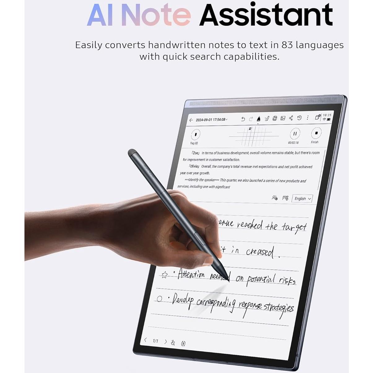 Tableta para Tomar Notas iFLYTEK AINOTE Air 2 8" E-Ink