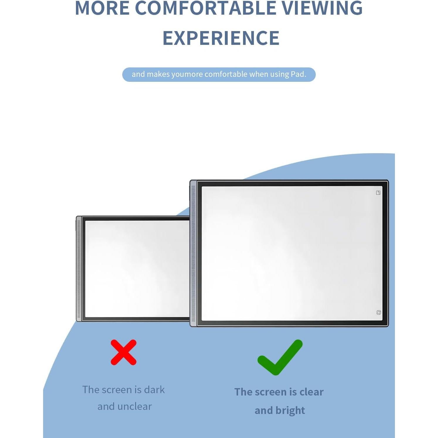 Protector de Pantalla Vidrio Templado BOVUGAC para AINOTE Air 2