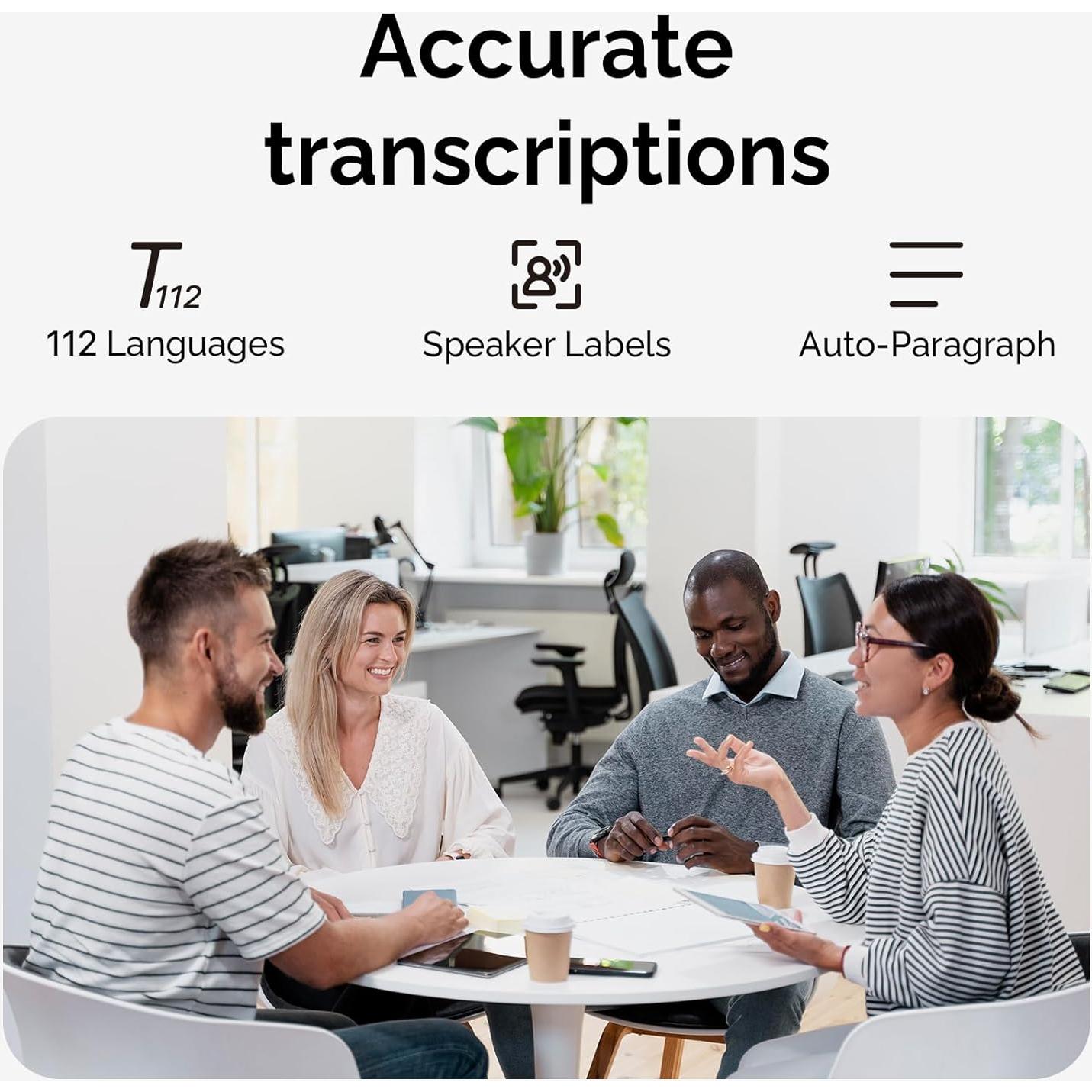 Grabadora de Voz AI PLAUD Note 64GB con Estuche y App