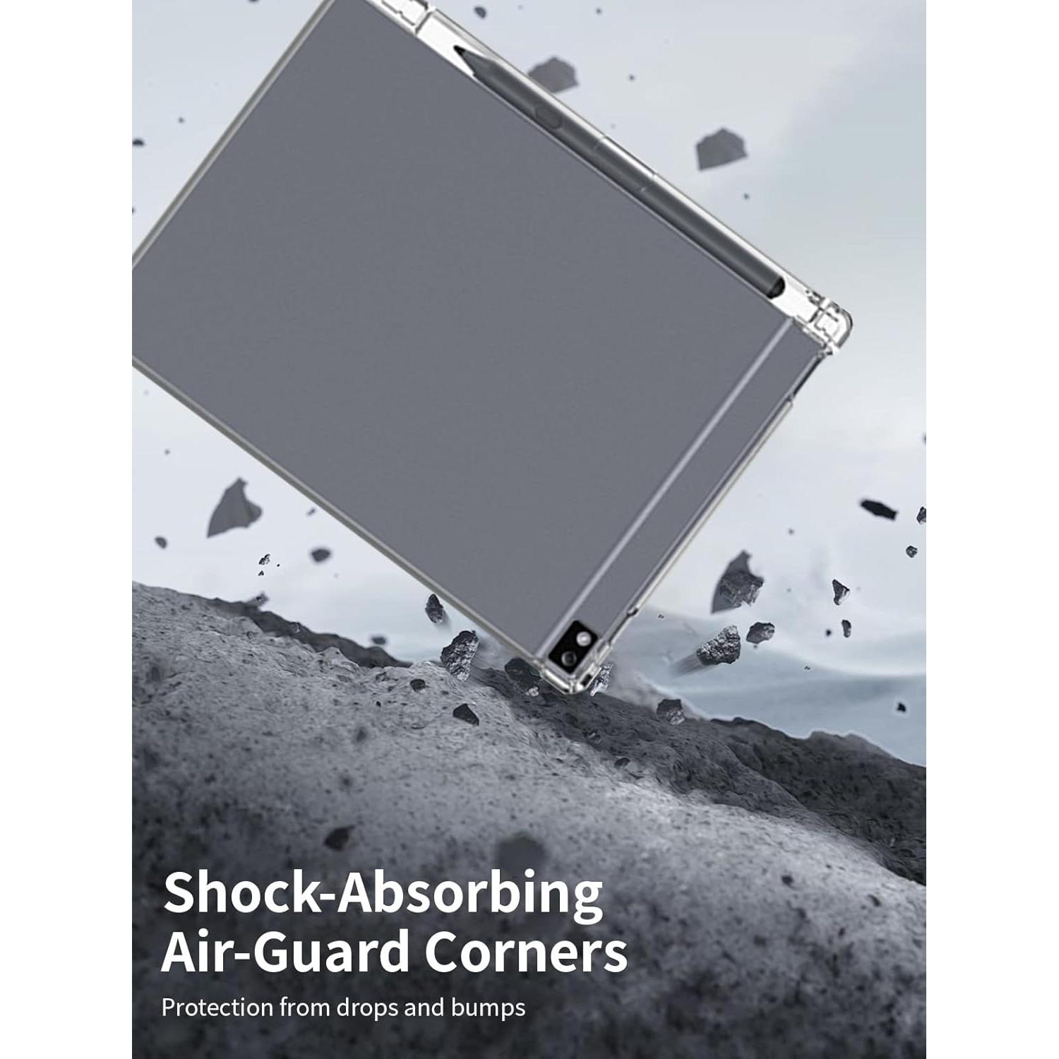 for iFLYTEK AINOTE Air 2 8.2 inch Case,Slim & Lightweight Soft TPU Anti-Scratch Back with Shockproof Impact Resistant Raised Edge for iFLYTEK AINOTE Air 2 -Transparent