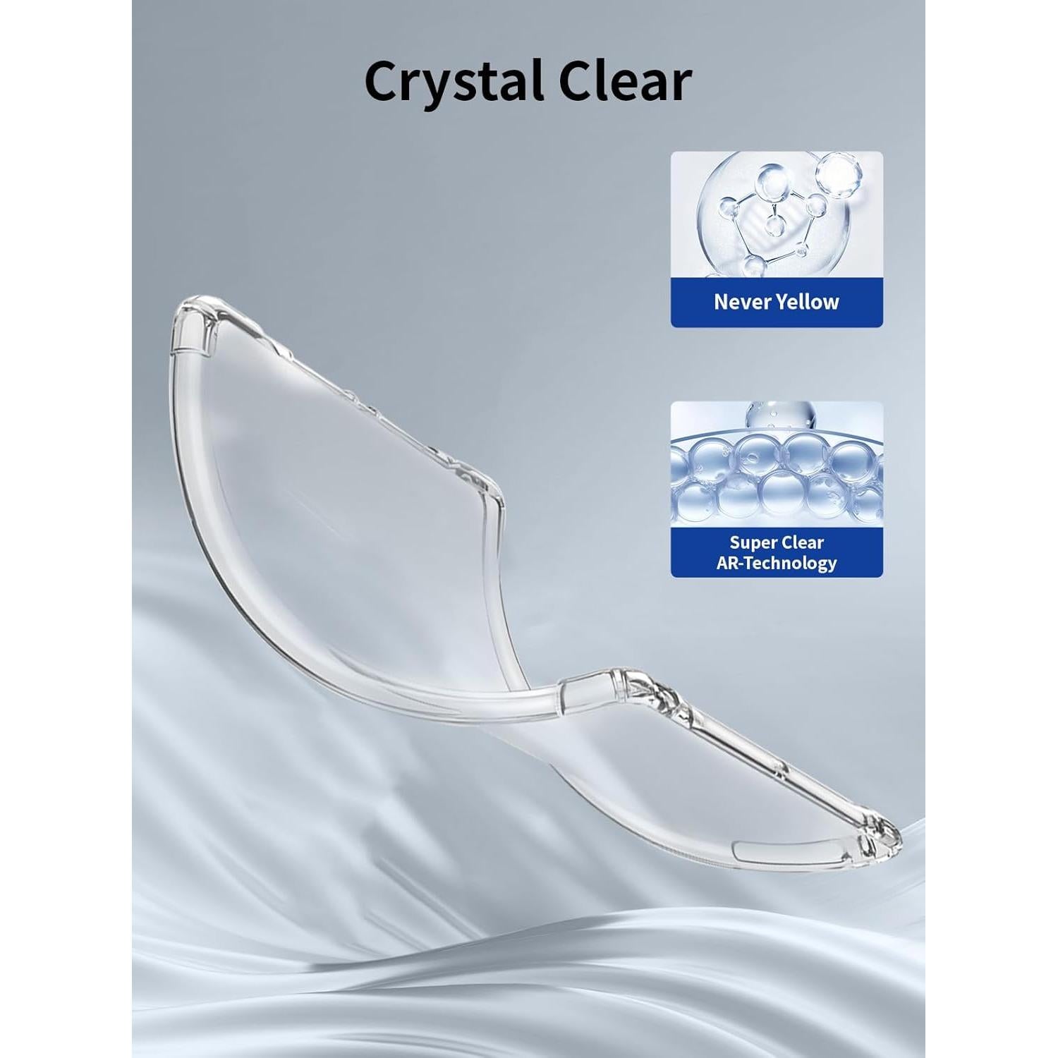 for iFLYTEK AINOTE Air 2 8.2 inch Case,Slim & Lightweight Soft TPU Anti-Scratch Back with Shockproof Impact Resistant Raised Edge for iFLYTEK AINOTE Air 2 -Transparent