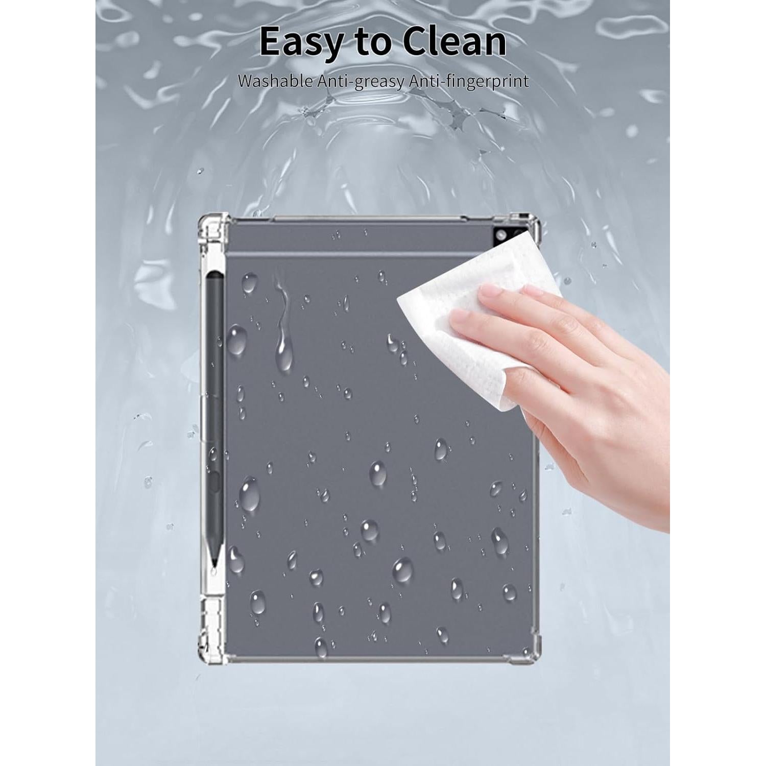 for iFLYTEK AINOTE Air 2 8.2 inch Case,Slim & Lightweight Soft TPU Anti-Scratch Back with Shockproof Impact Resistant Raised Edge for iFLYTEK AINOTE Air 2 -Transparent