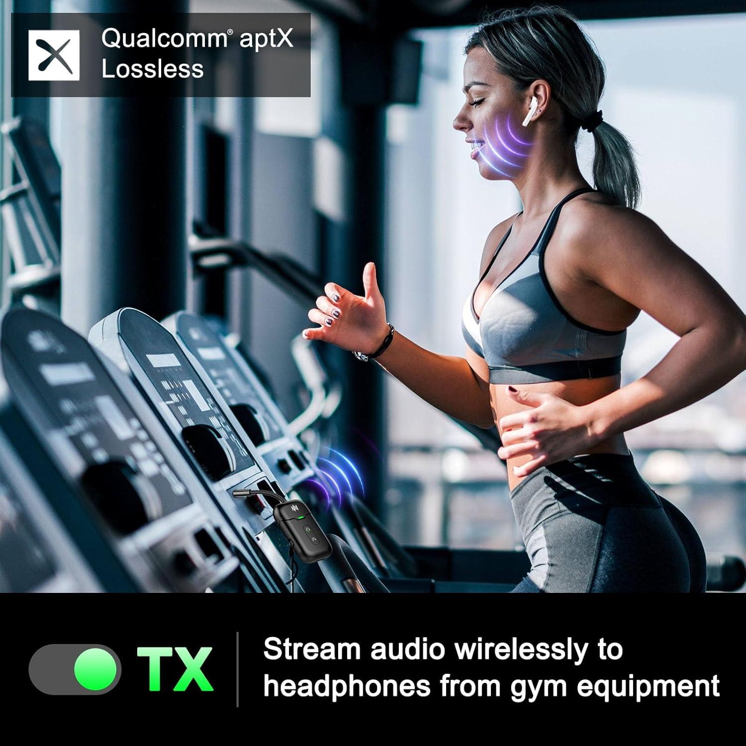 Adaptador Bluetooth 5.4 Beeitzie B103 2-en-1 para Aviones