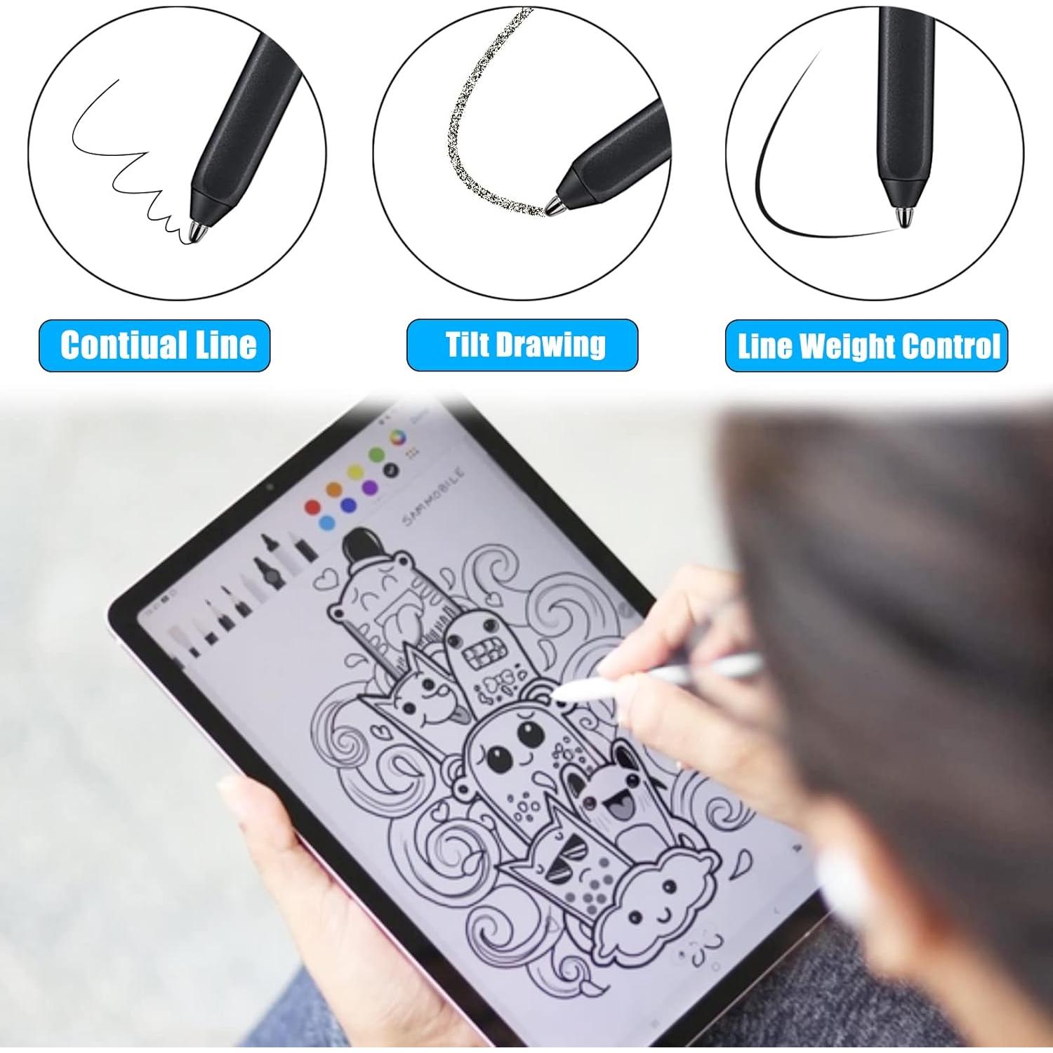 Puntas Finas de Titanio REEYEAR para Bolígrafos Digitales - 2 Pcs
