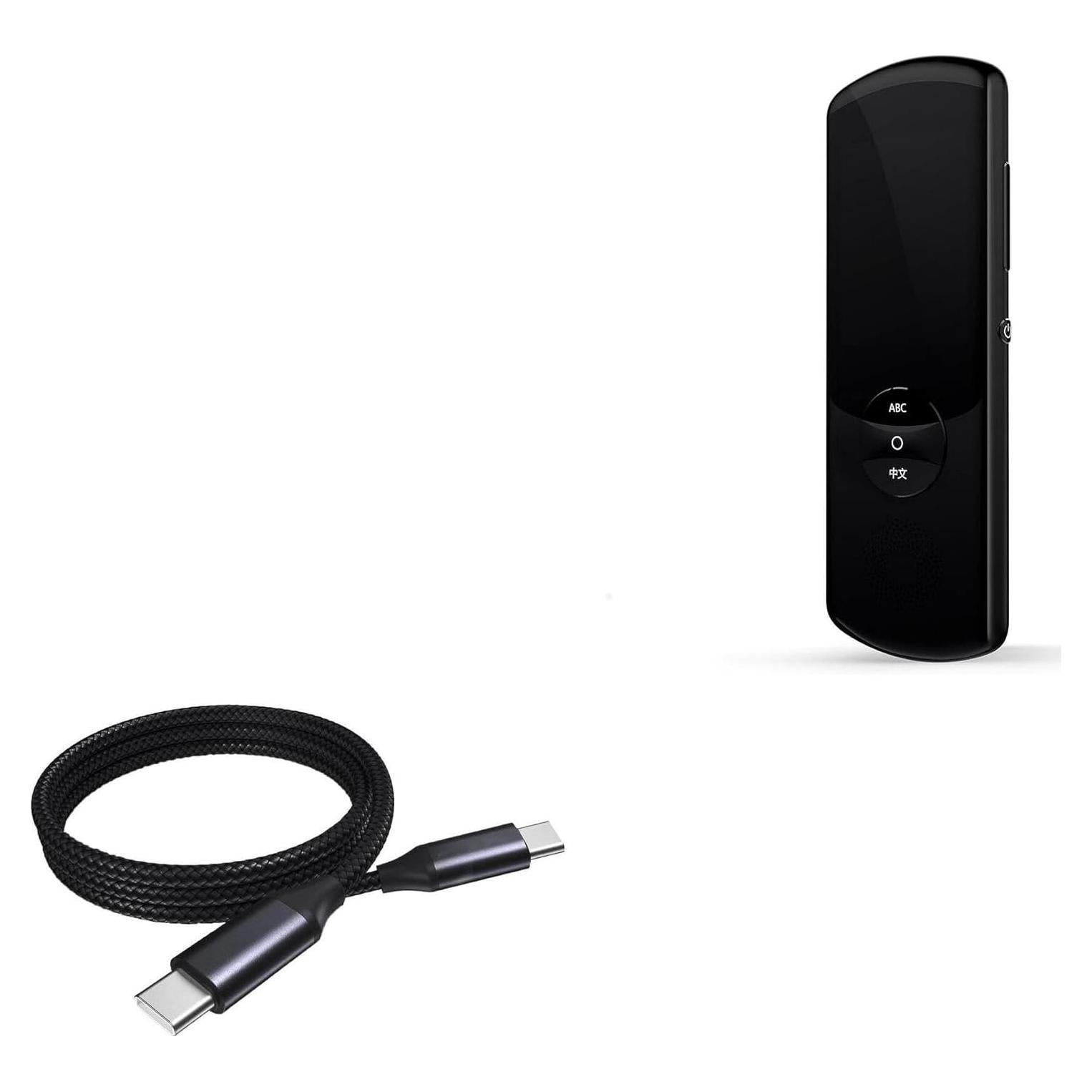 Cable BoxWave USB-C a USB-C 100W 1m Carga Rápida Trenzado