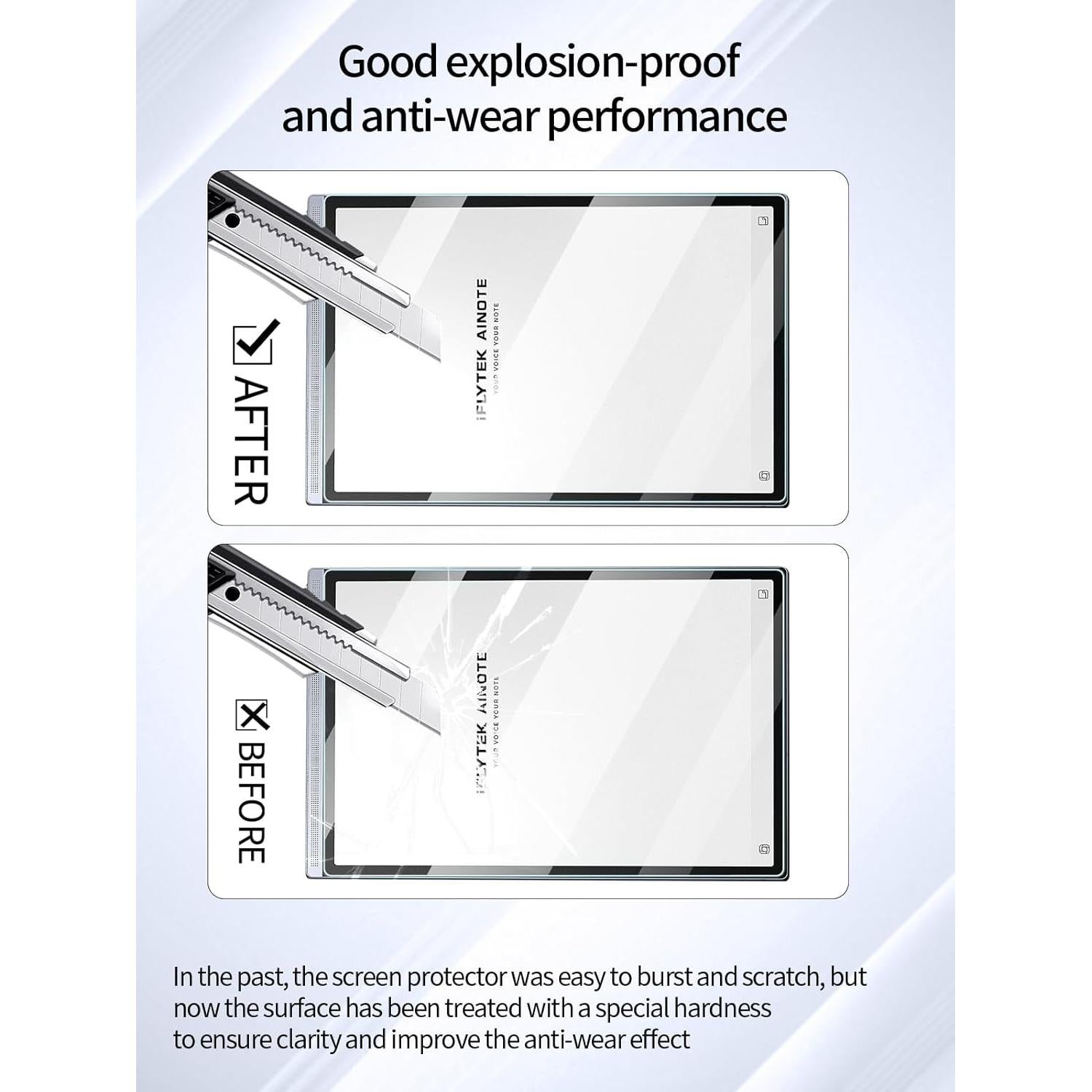 Protector de Pantalla Vidrio Templado UYRUREL AINOTE Air 2 8.2"