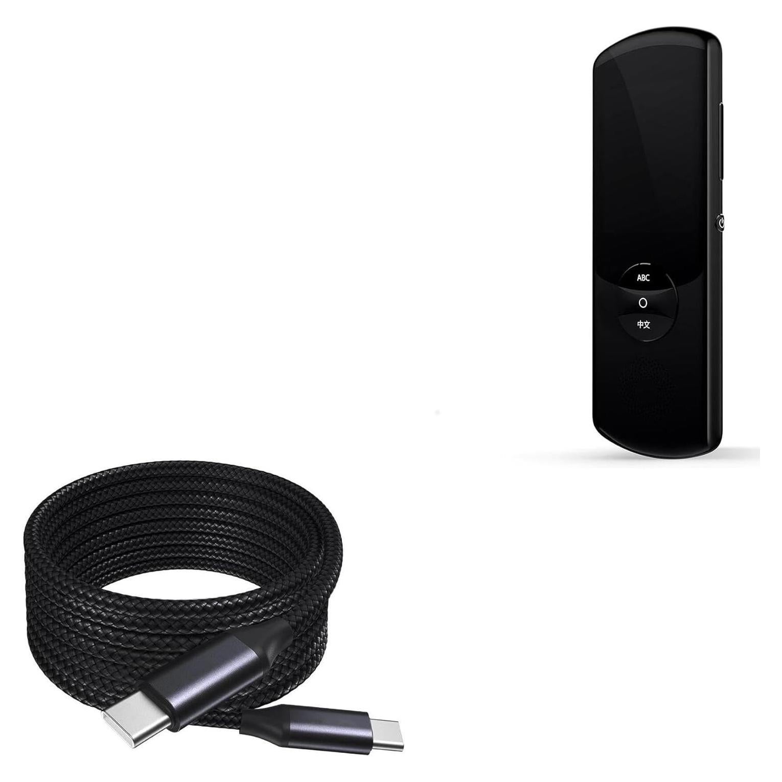 Cable USB-C BoxWave 3.05m 100W Nylon Trenzado Carga Rápida