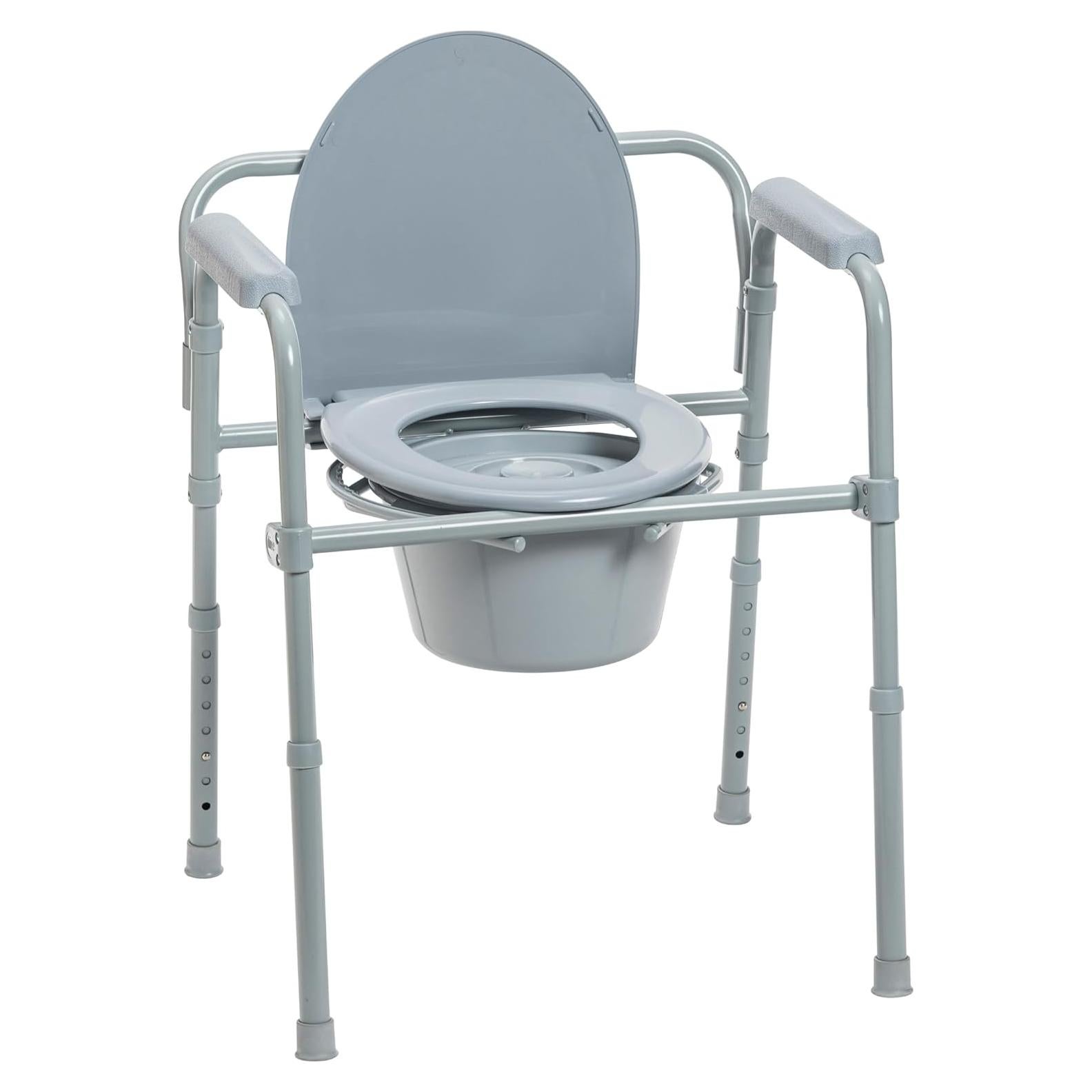 Silla de Inodoro Plegable Drive Medical 11148-1 Gris 350 lbs