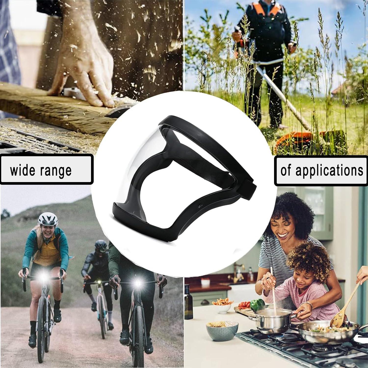 Escudo Facial Completo Fracavi Reutilizable Anti-Niebla 2 Pack