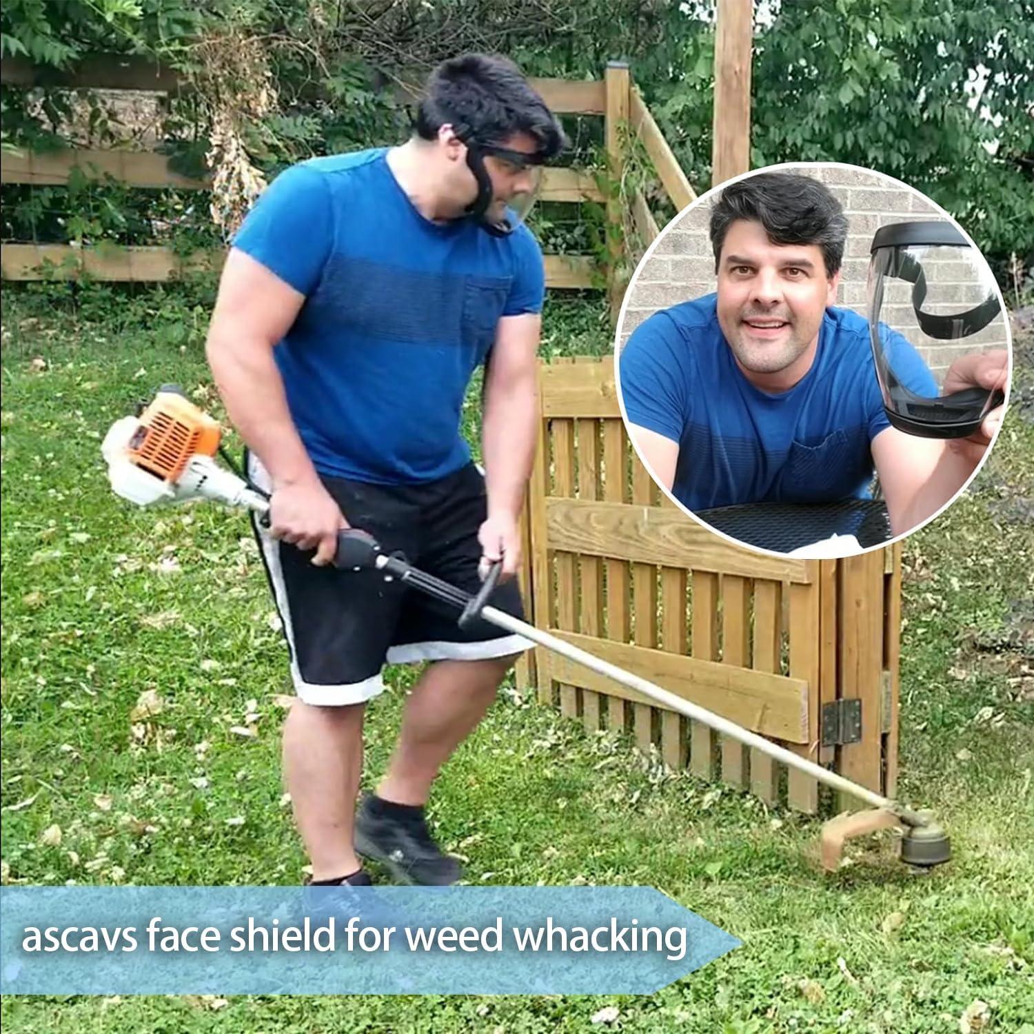 Escudo Facial Completo Antivaho Ascavs - Protección Facial Reutilizable