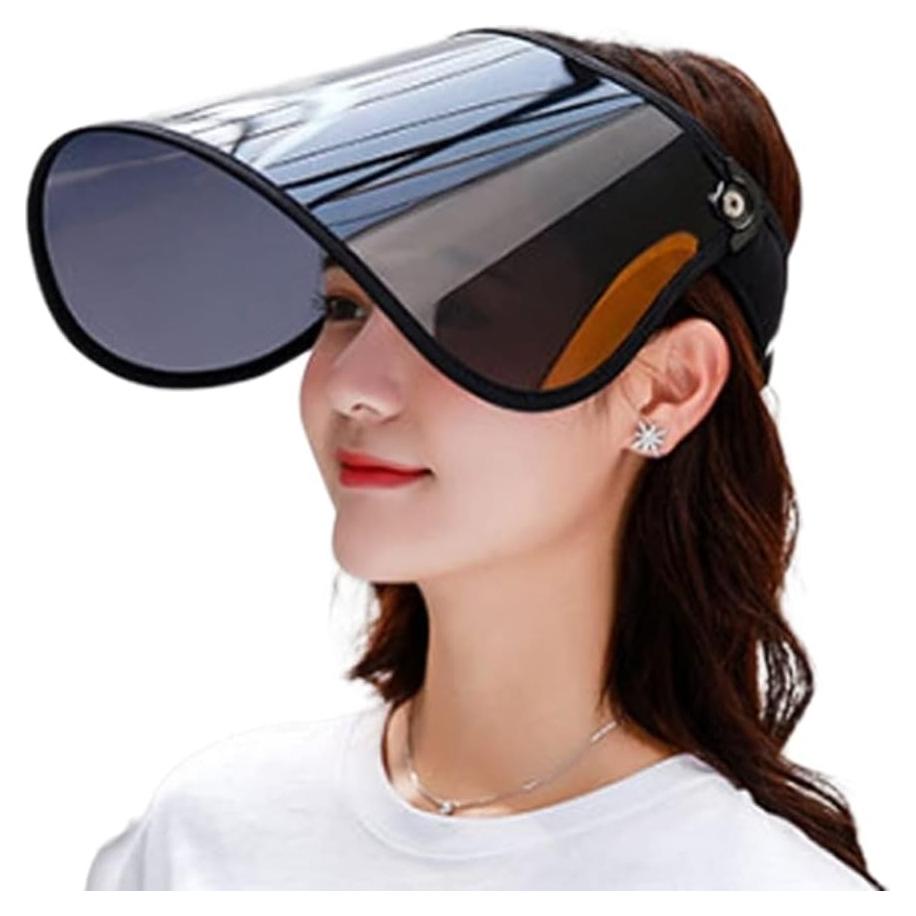 Sombrero de Protección UV Plegable WITHMOONS Negro Grande