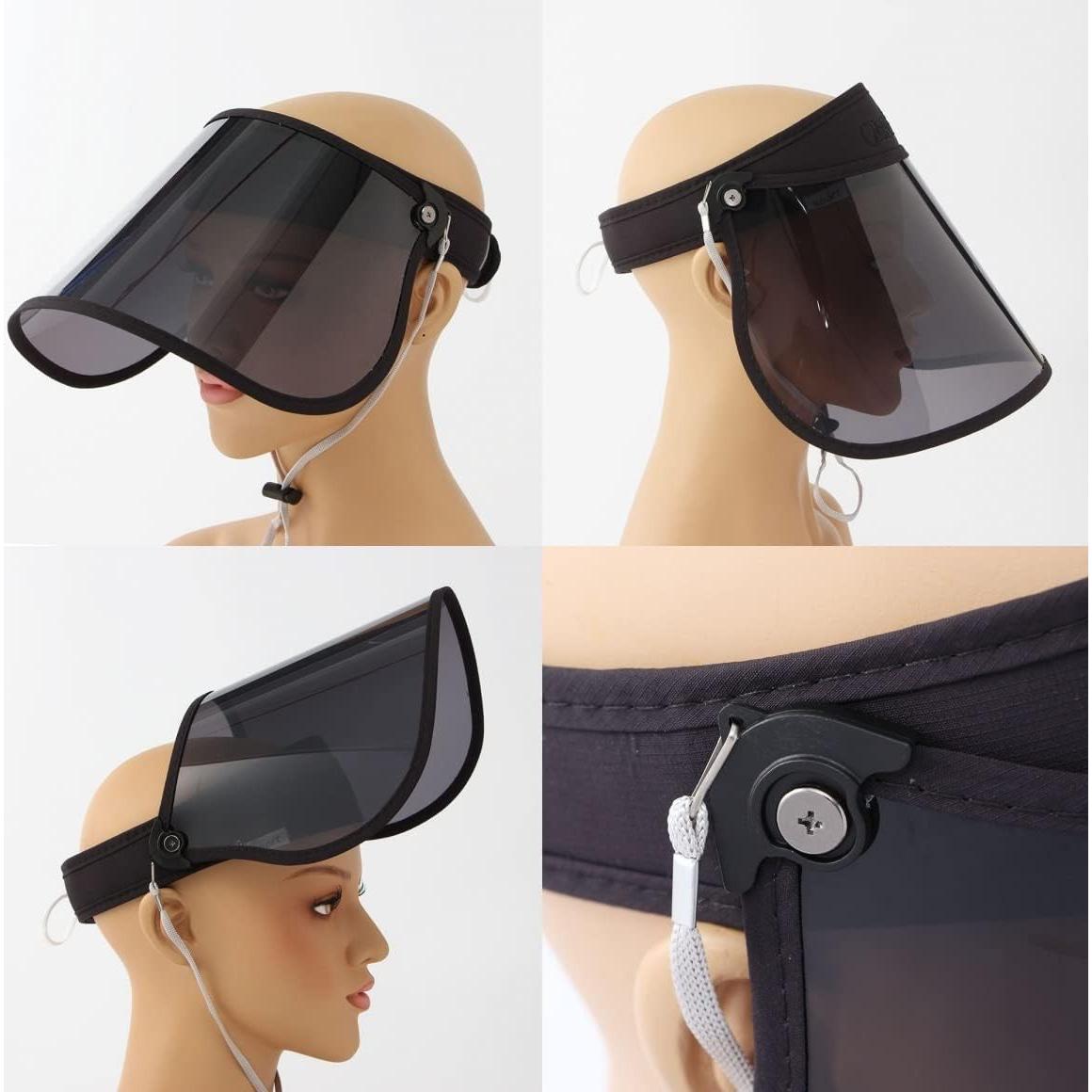 Sombrero de Protección UV Plegable WITHMOONS Negro Grande