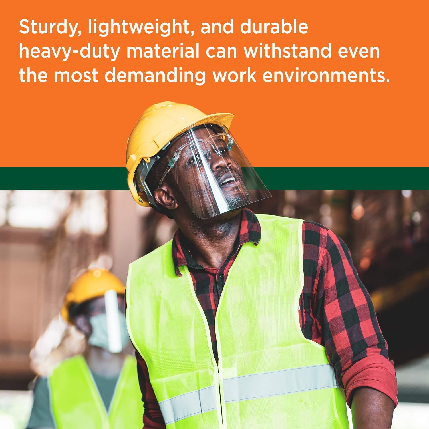 Escudo Facial WOLF 10 Unidades Protección Ocular y Facial