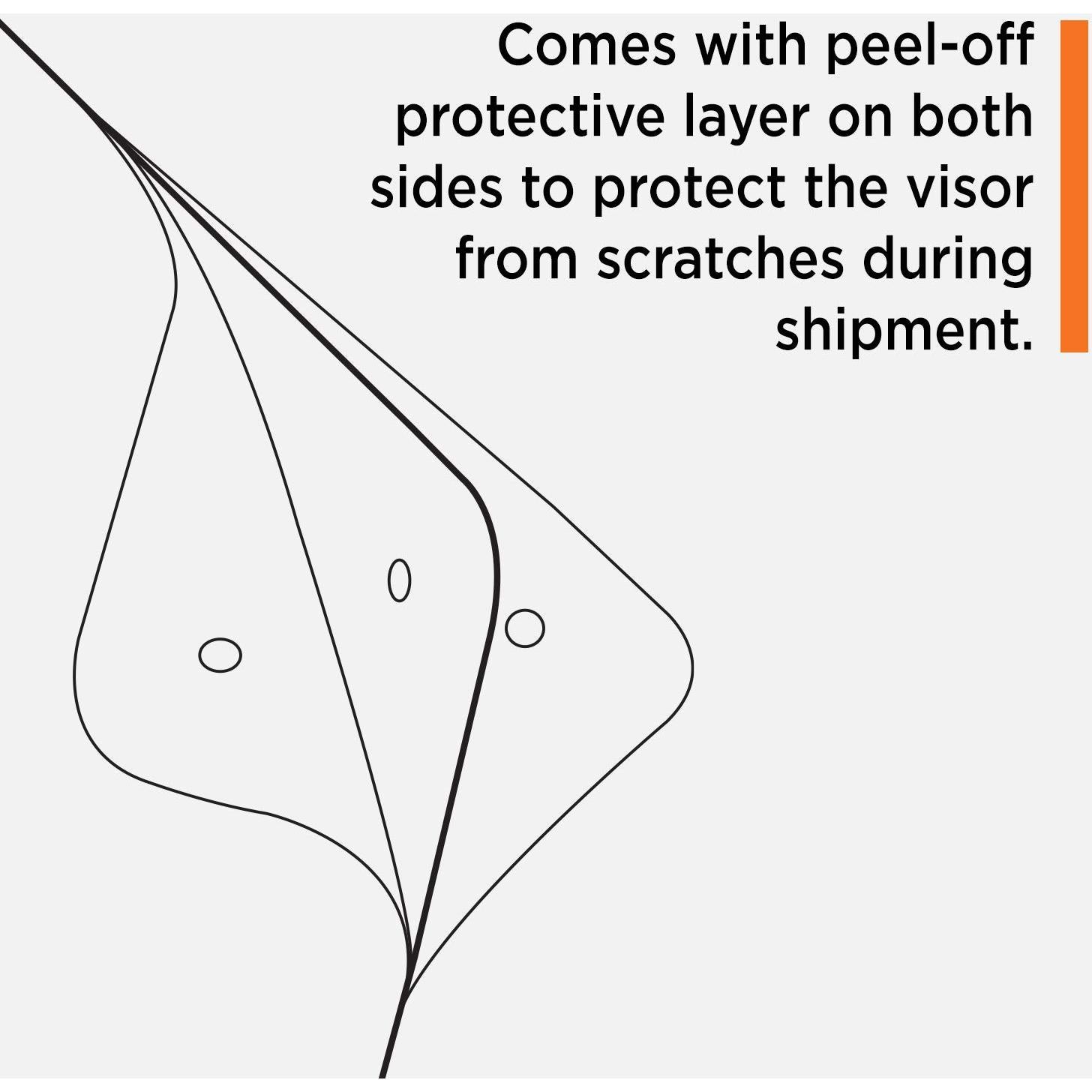 Escudo Facial WOLF 10 Unidades Protección Ocular y Facial