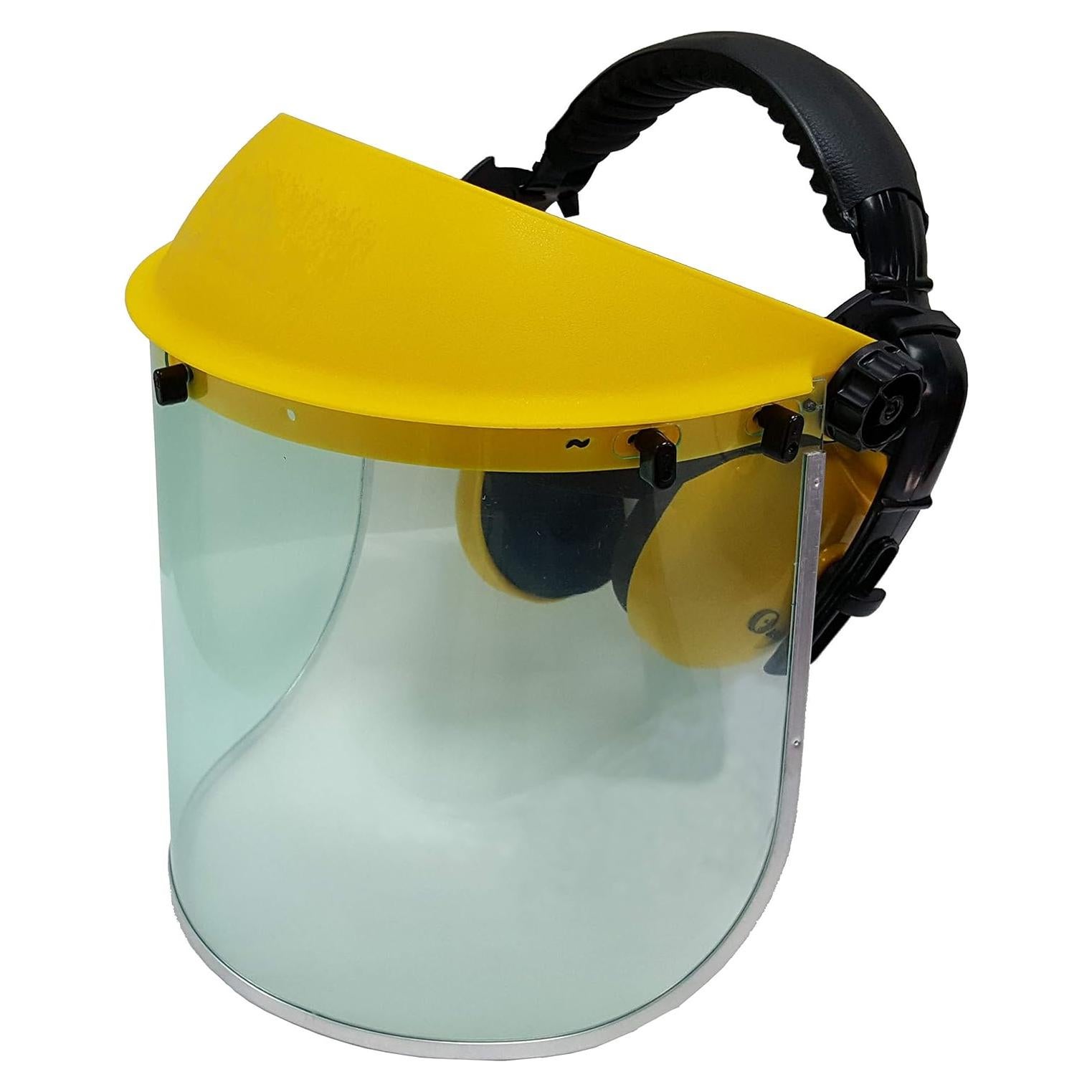 Escudo Facial JASPER Browguard con Orejeras y Visor Claro