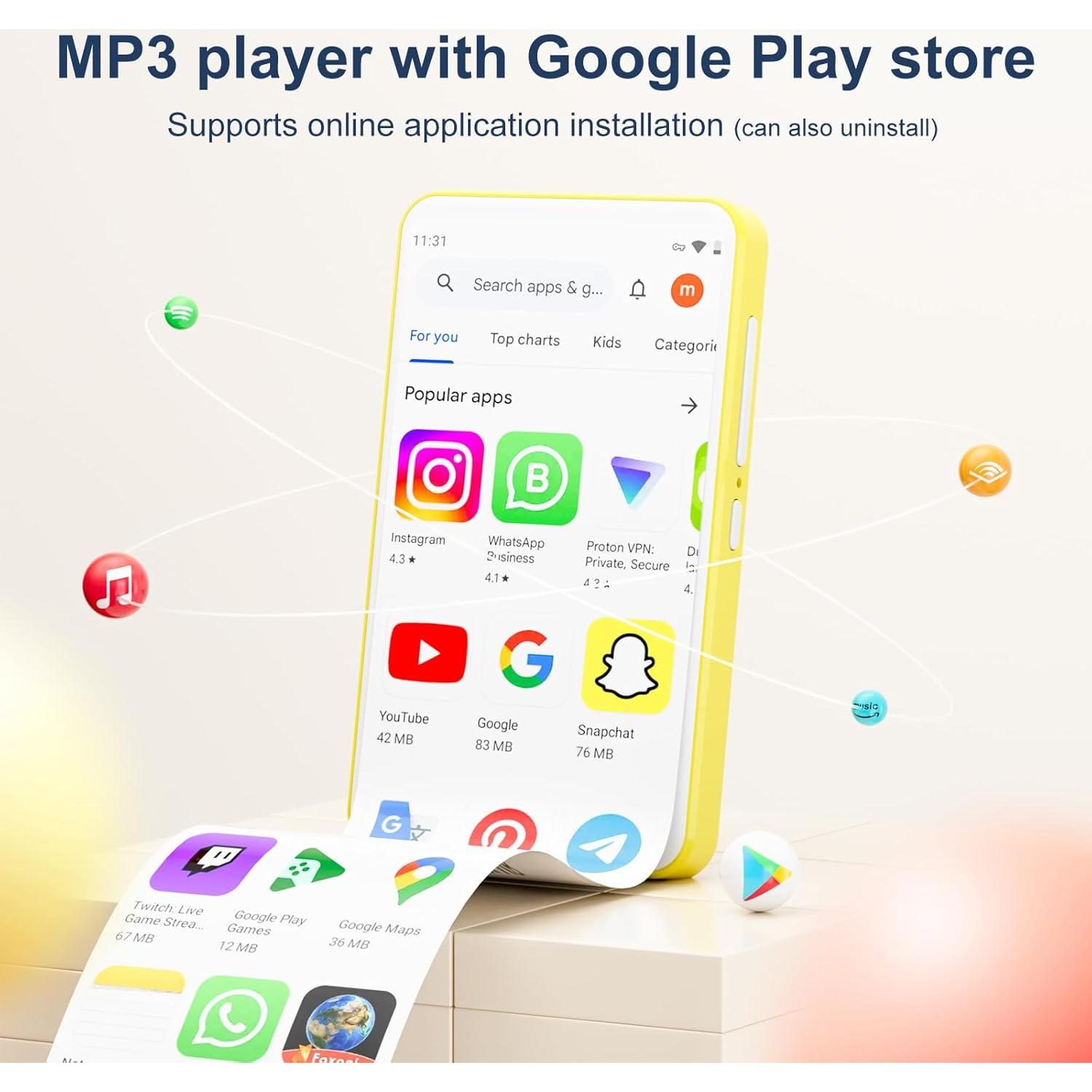 Reproductor MP3 Oilsky M303 Pro 80GB Bluetooth WiFi Pantalla 10.16cm