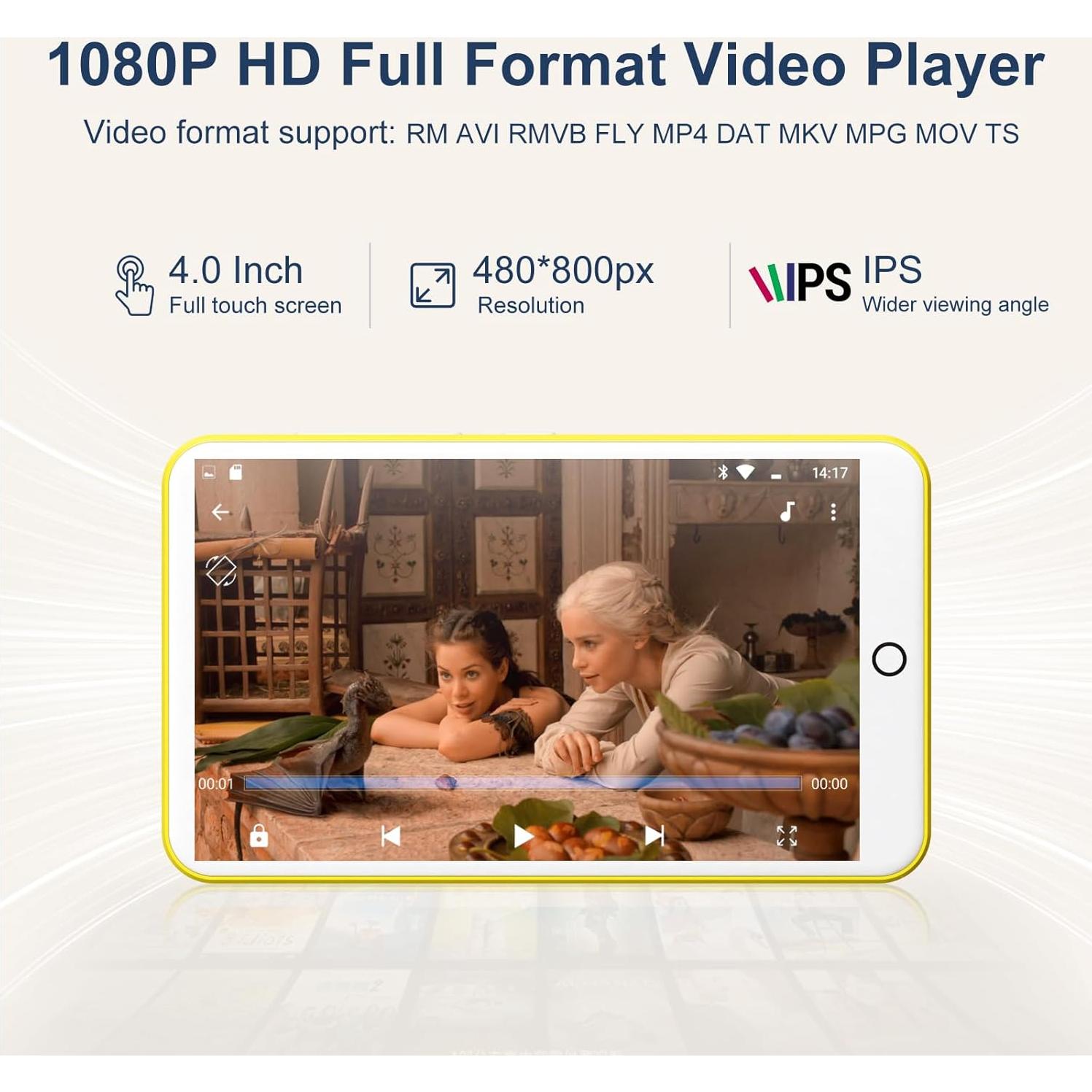 Reproductor MP3 Oilsky M303 Pro 80GB Bluetooth WiFi Pantalla 10.16cm