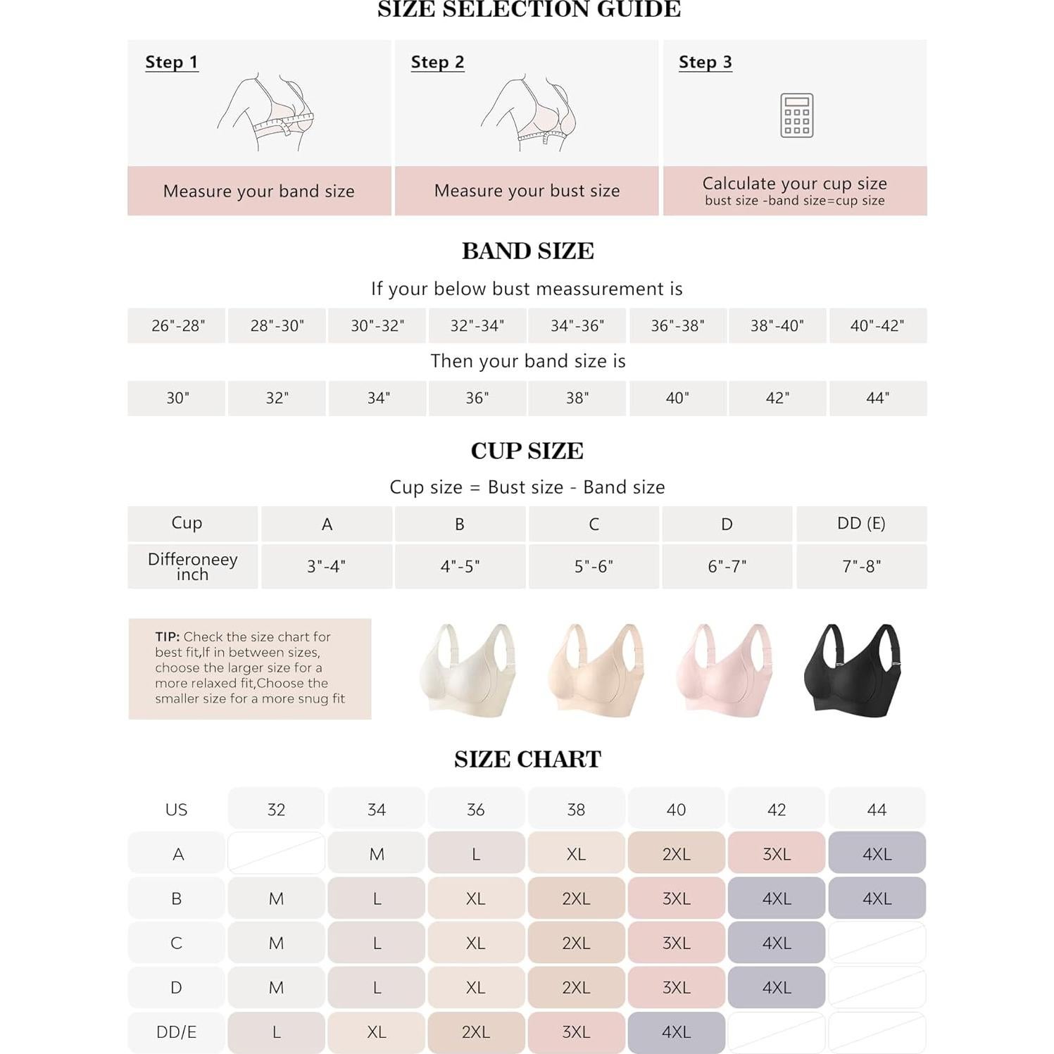 Sujetador Bralette Sin Aros Jacquard X Cross Pull Up Negro 4X