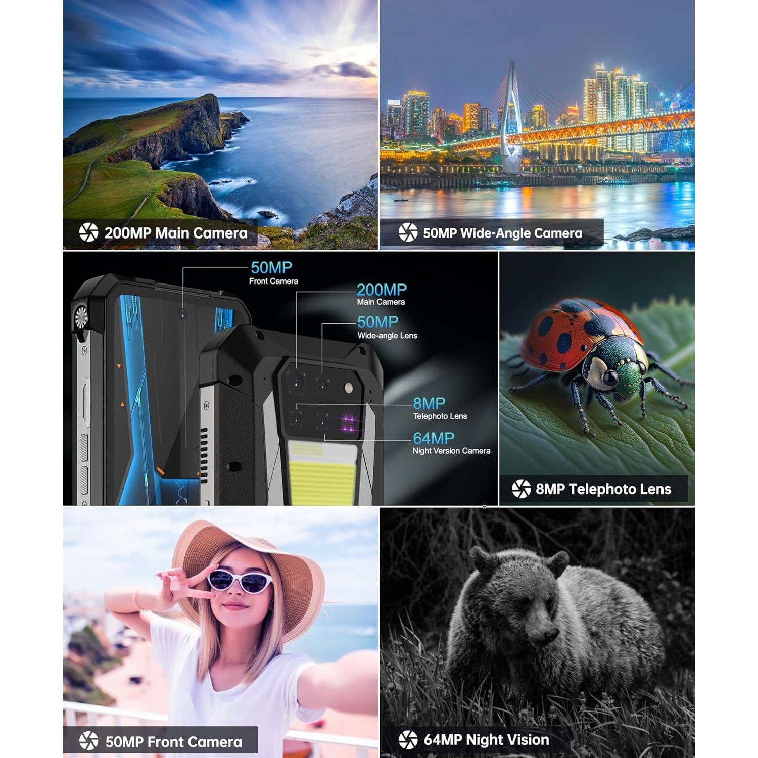 Teléfono Inteligente Resistente 8849 Tanque 3 Pro 5G 32GB RAM 512GB