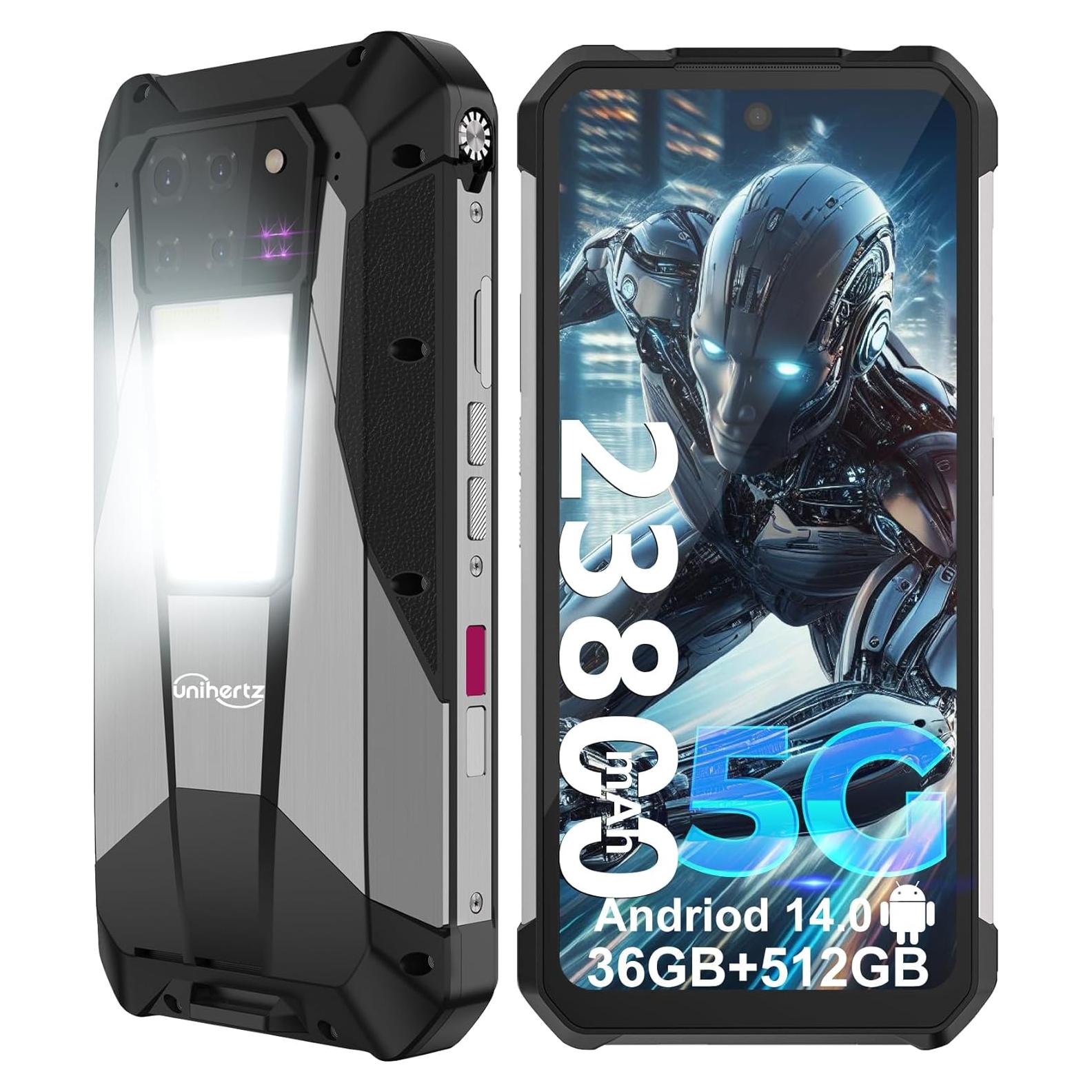 Smartphone Resistente Unihertz Tank 3 Pro 5G 36GB RAM 512GB