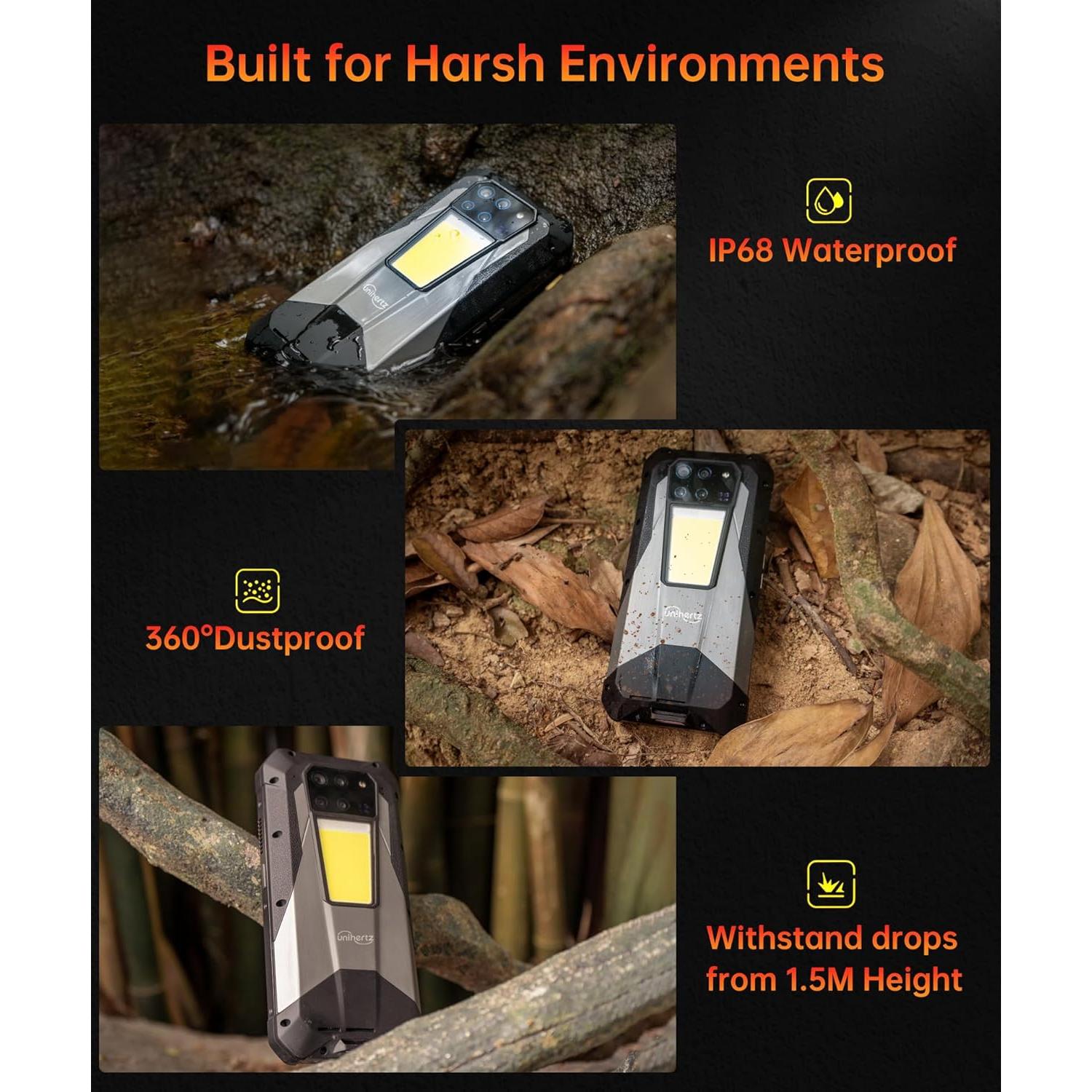 Smartphone Resistente Unihertz Tank 3 Pro 5G 36GB RAM 512GB