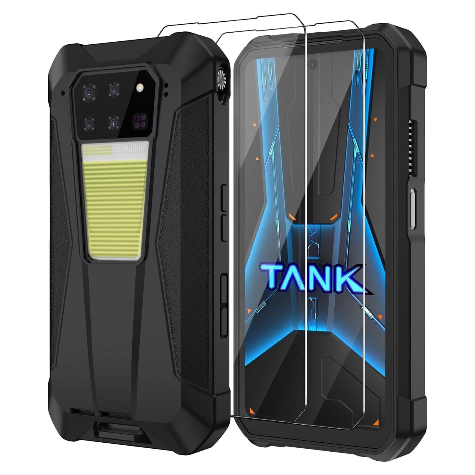 Funda protectora de silicona Tank 3 Pro negra con protector