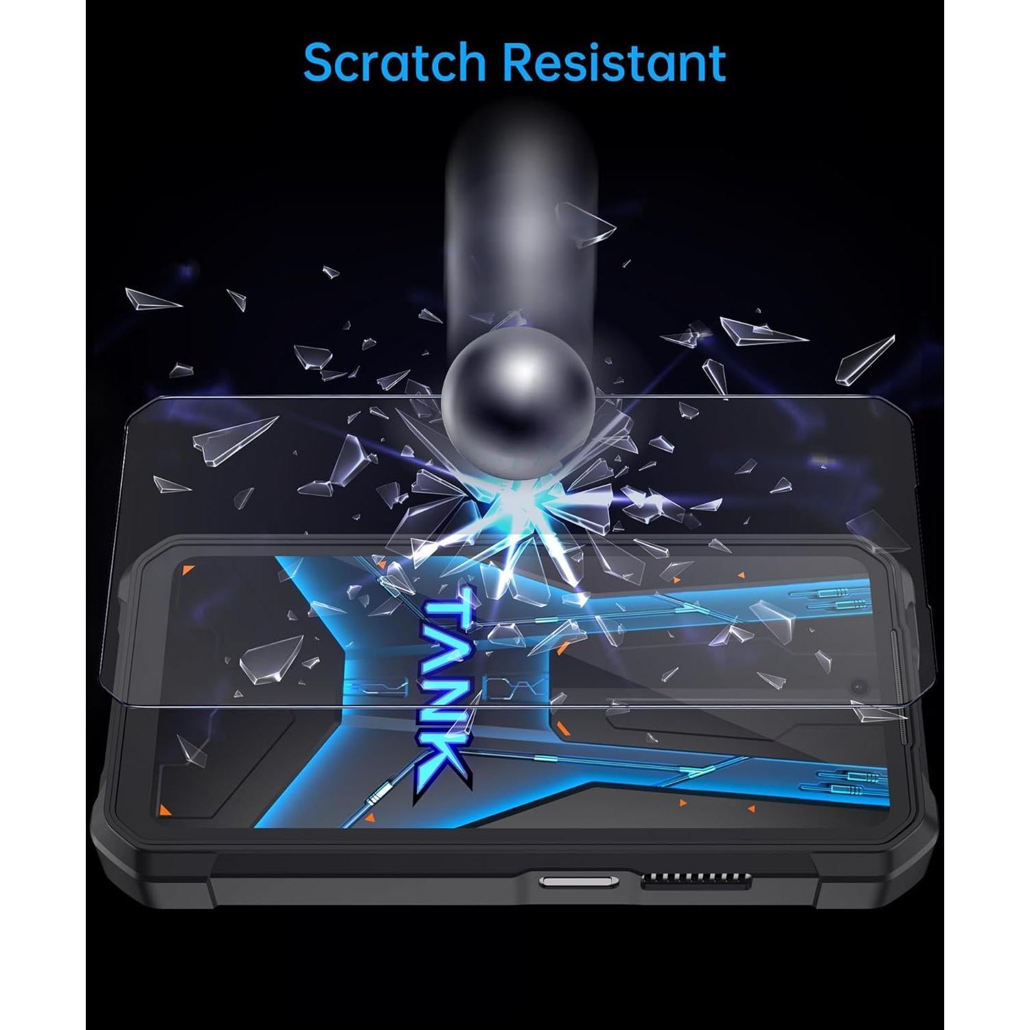 Funda protectora de silicona Tank 3 Pro negra con protector