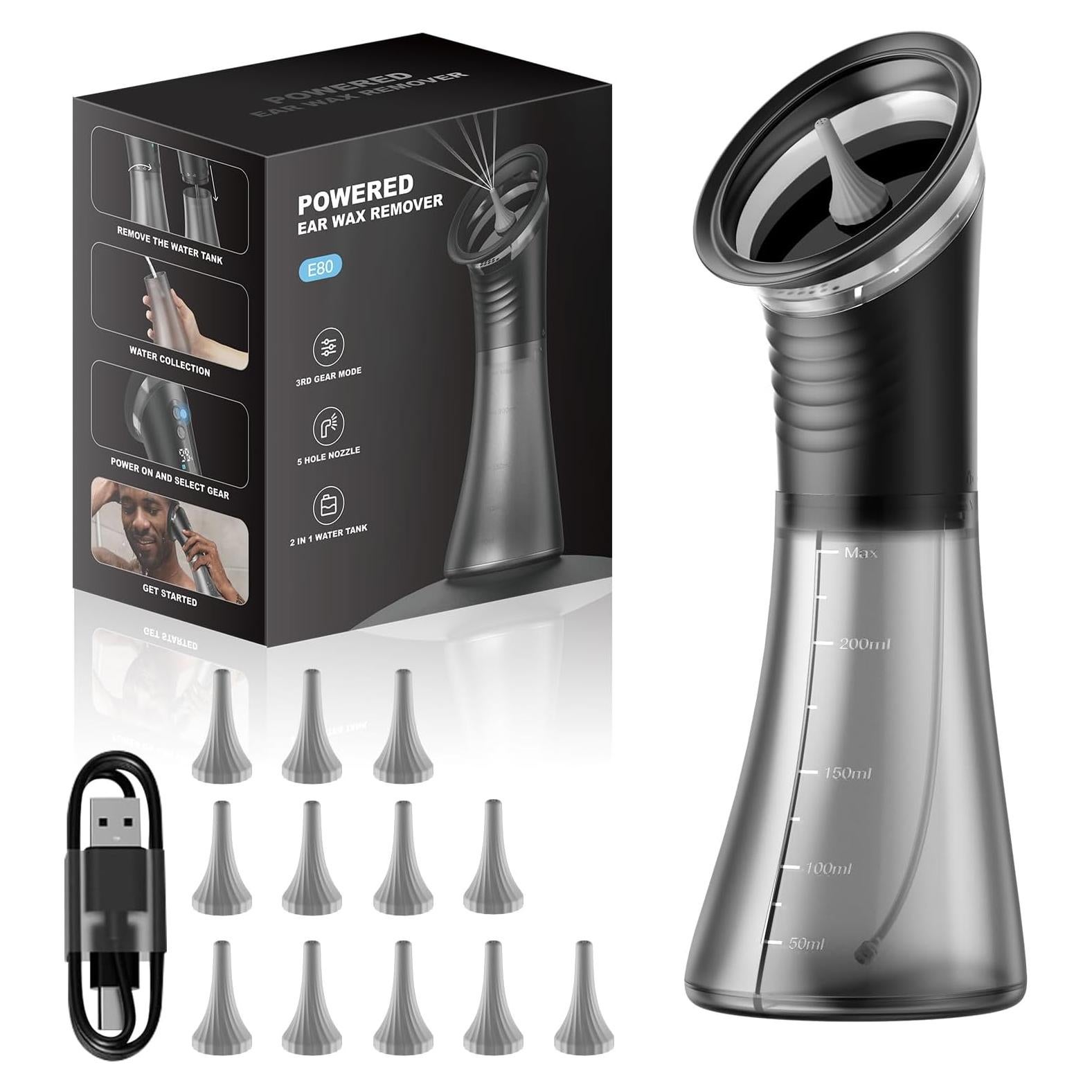 Kit de Eliminación de Cerumen Eléctrico VLINGQI - Limpieza Eficiente