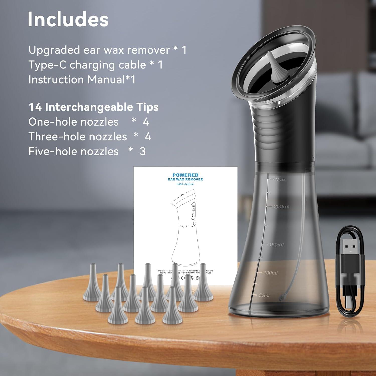 Kit de Eliminación de Cerumen Eléctrico VLINGQI - Limpieza Eficiente