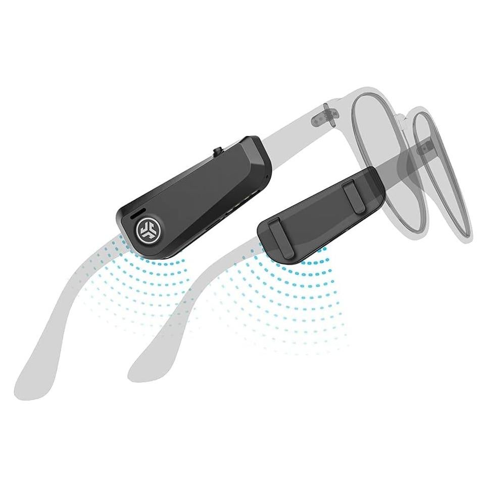 JLab JBuds Frames Wireless Open-Ear Audio for Your Glasses | 8-hour Bluetooth Playtime