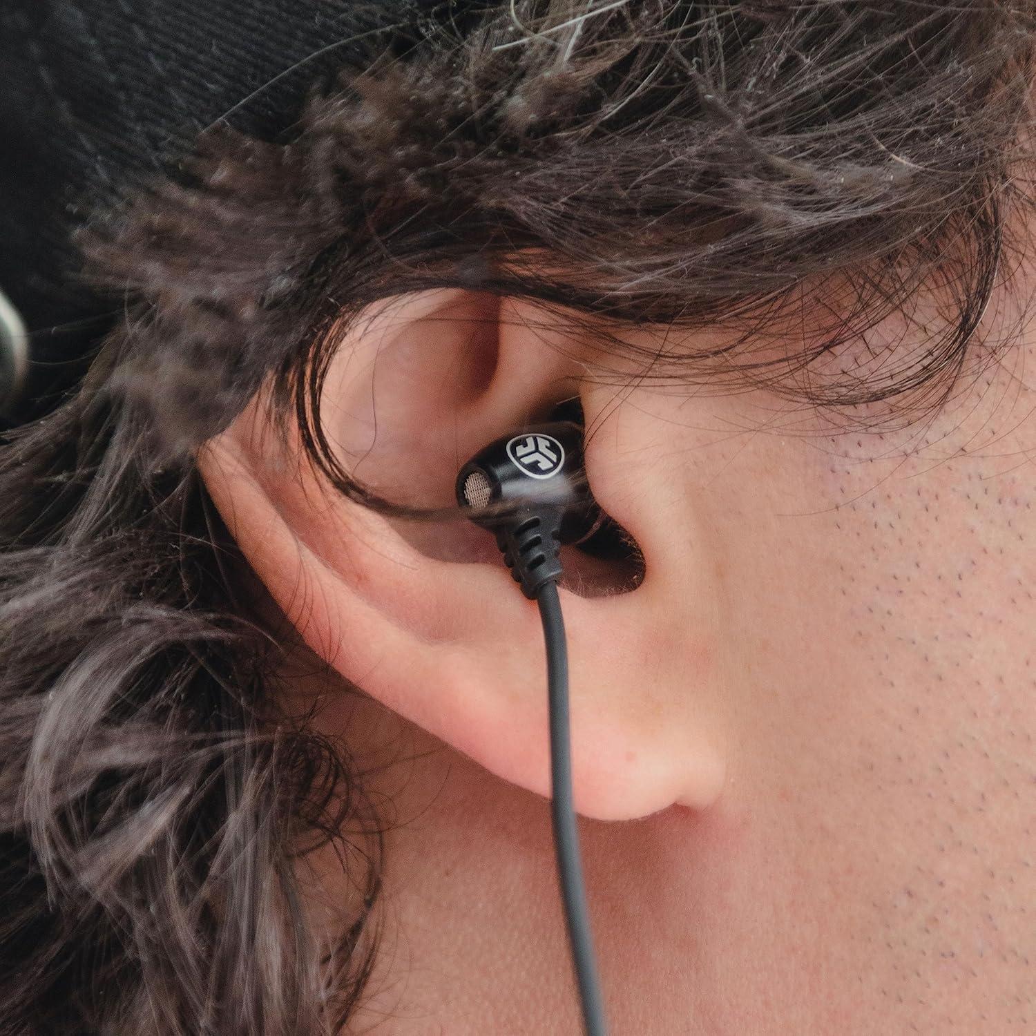 Auricular JLab J6MS Mono In-Ear con Micrófono 3.5mm Negro