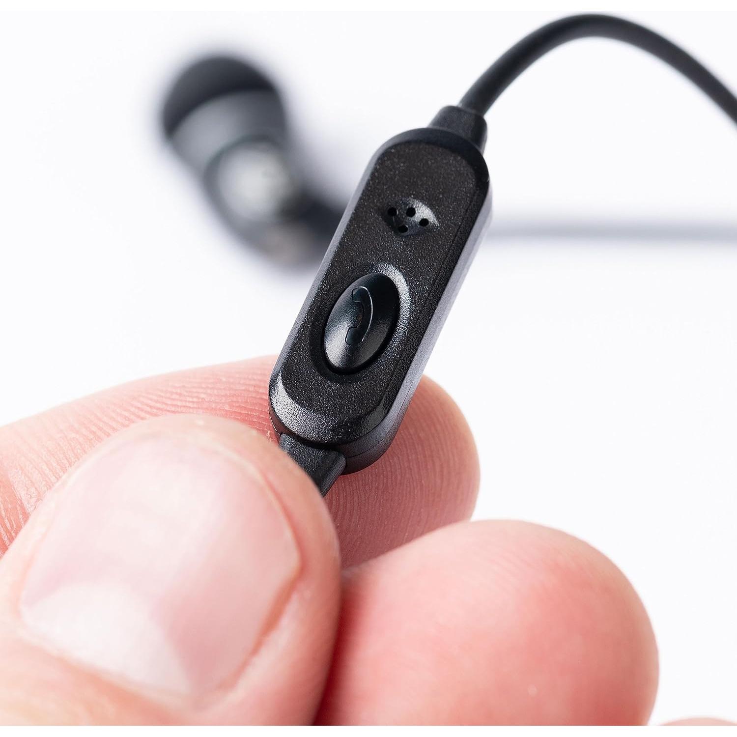 Auricular JLab J6MS Mono In-Ear con Micrófono 3.5mm Negro