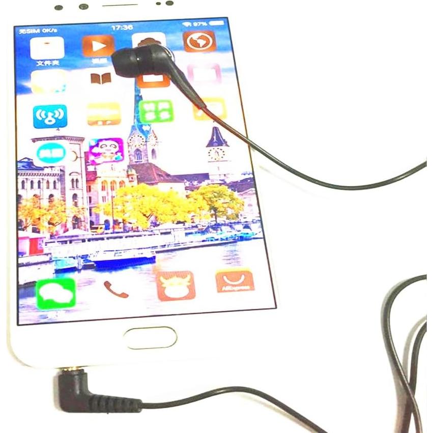 Auricular In-Ear Mono K2 LIHUIPAD Aislante de Ruido 3.5mm